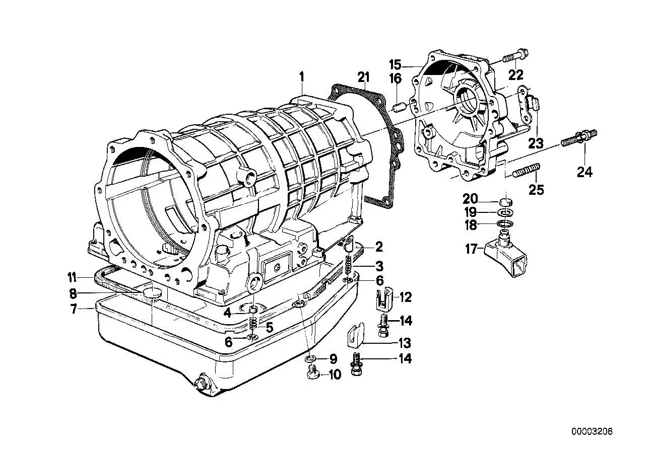 BMW Verschlussschraube mit Dichtring E23 E24 E28 E30 E31 E32 E34