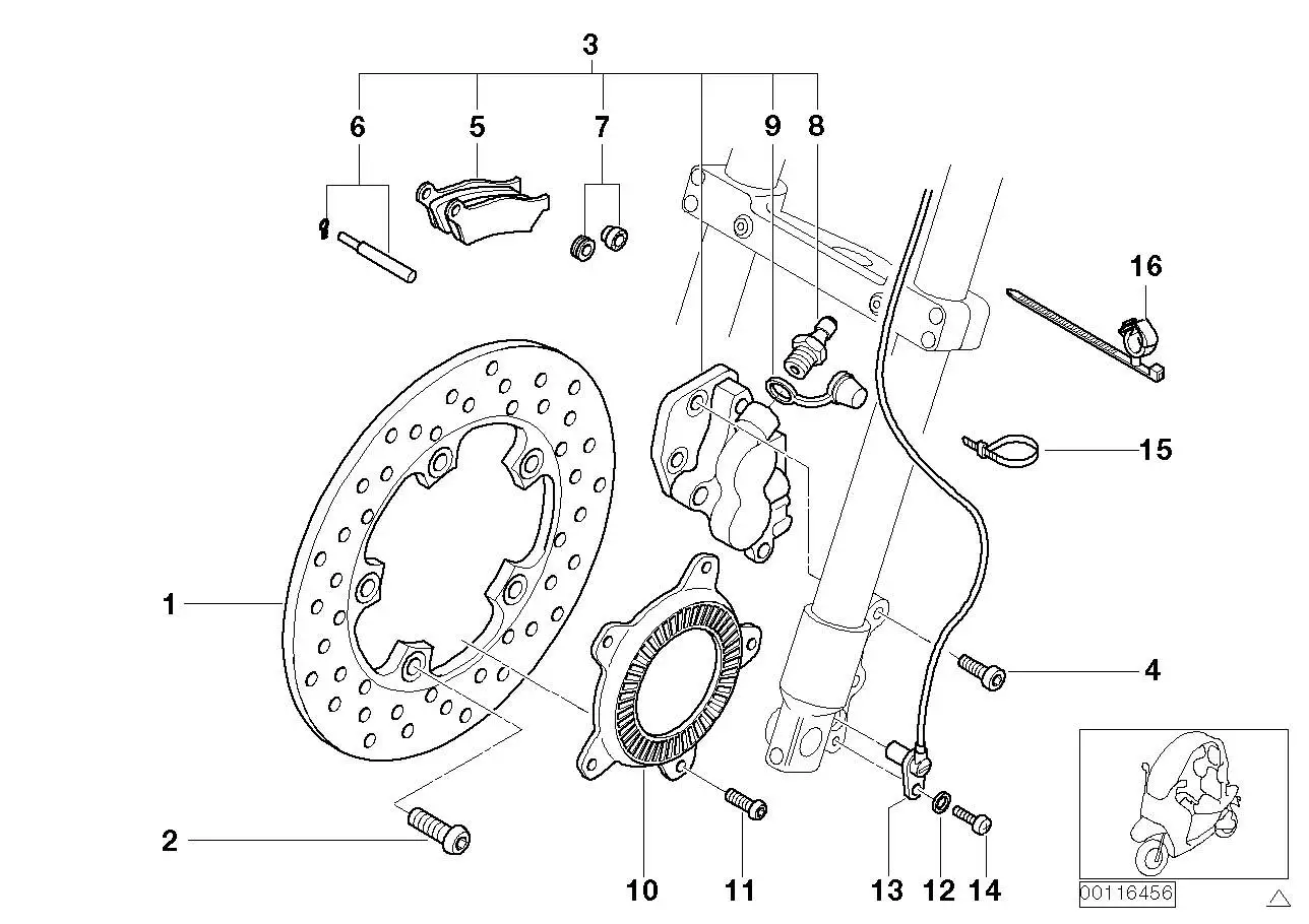 BMW Impulsgeber ABS 34527657454