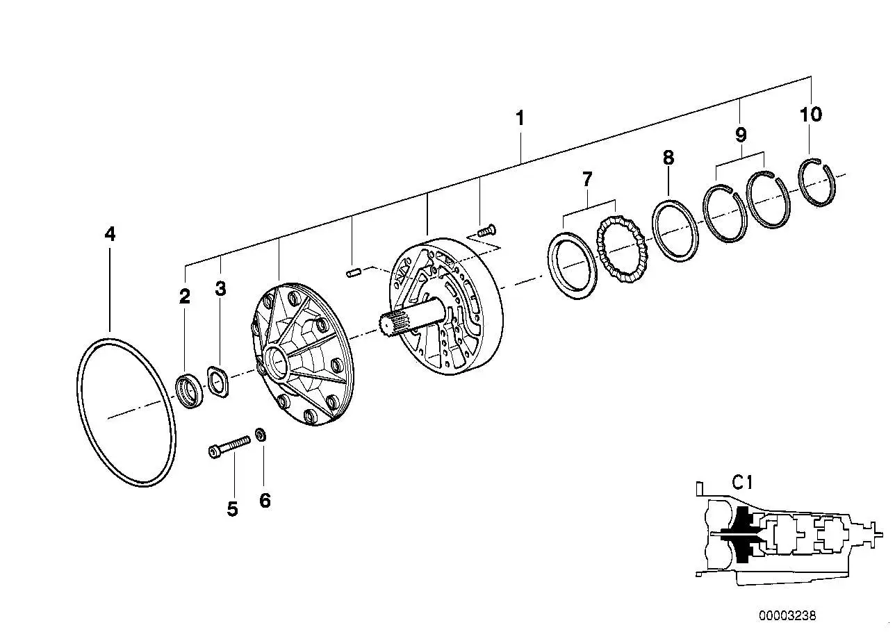 BMW O-Ring E32 E34 E36 E38 E39 E46 E53 E60 E61 E63 E64 E65 E66 E7