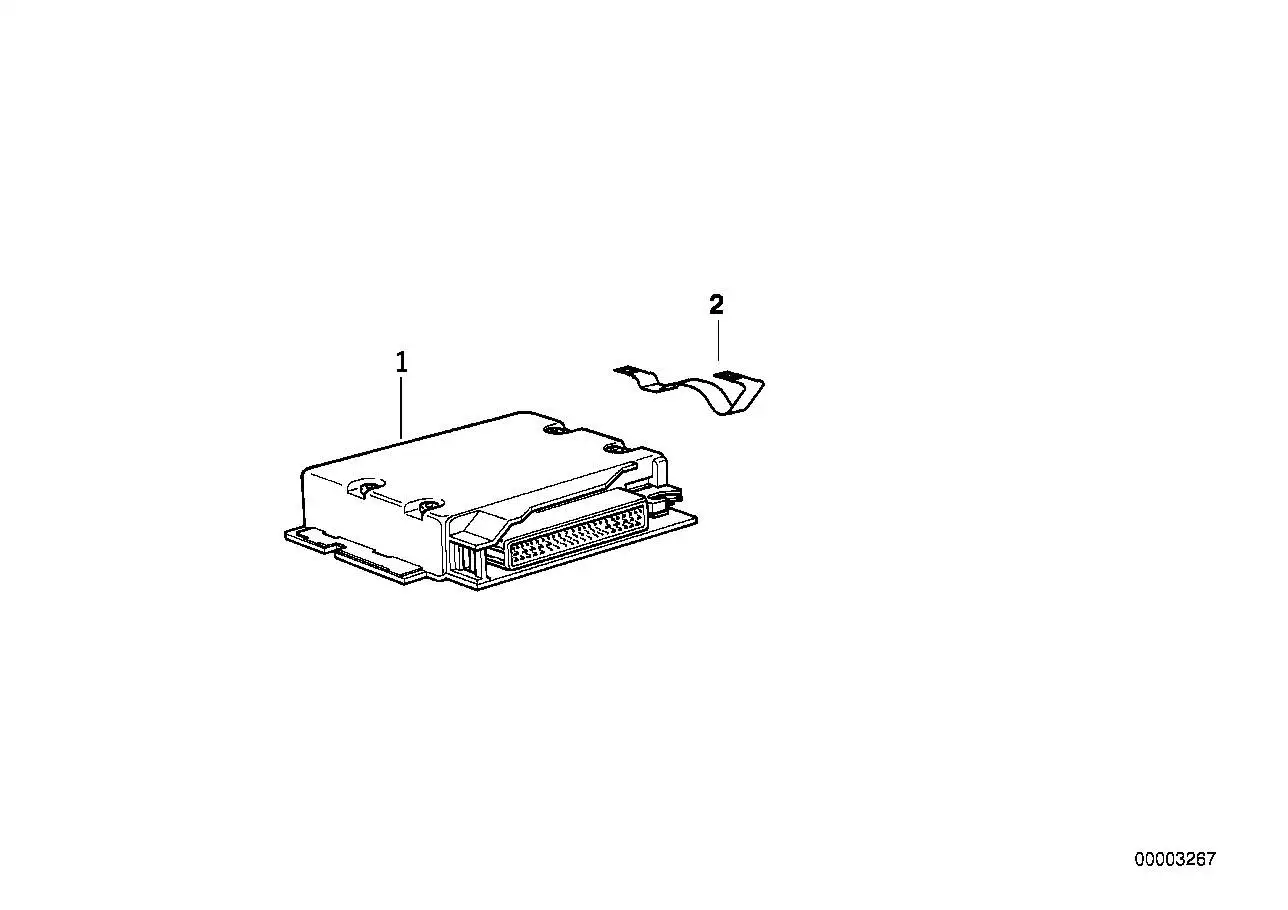 BMW Grundsteuergerät EGS E31 E38 E39 24601423044 - Bildposition 0