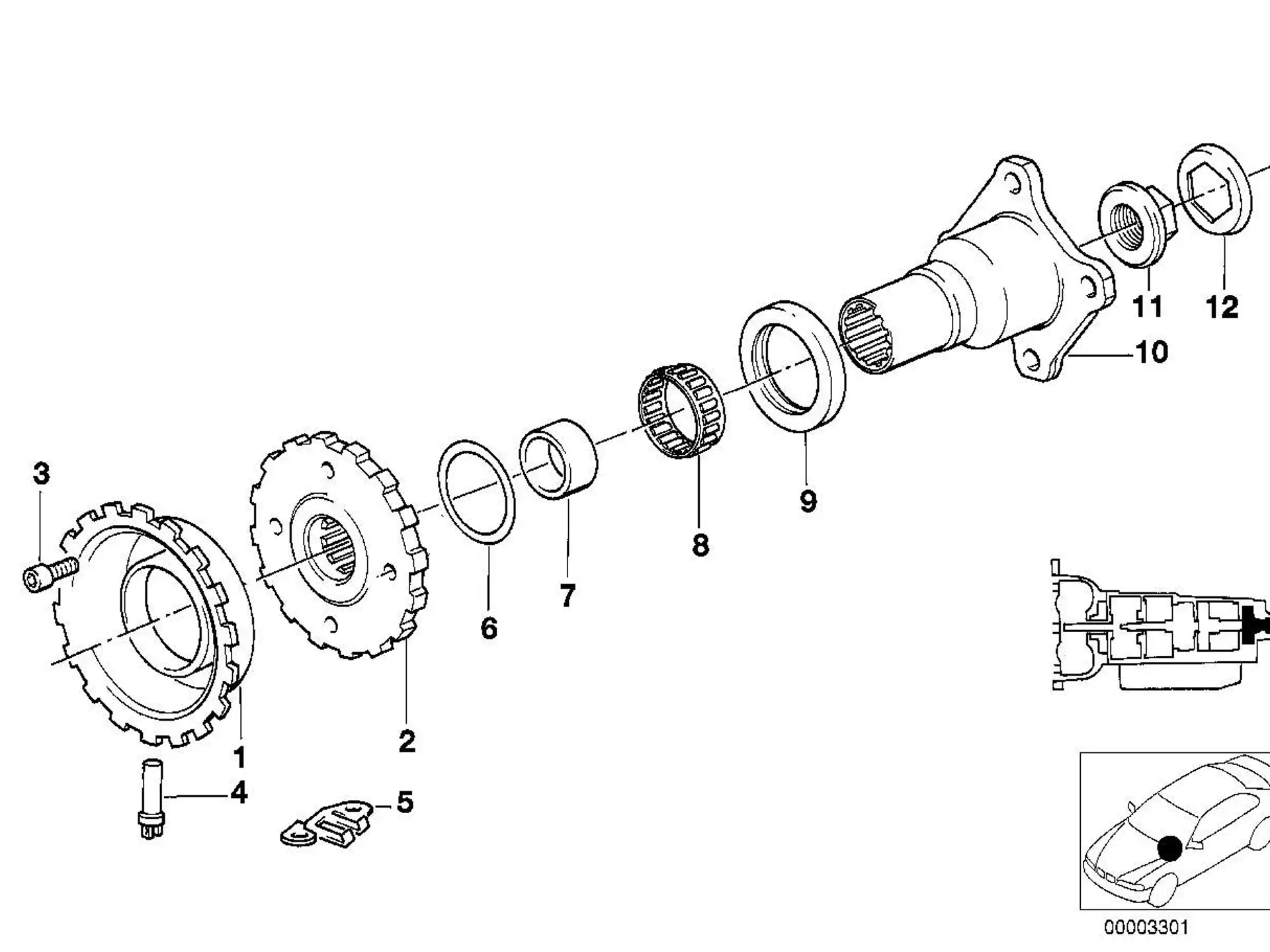 BMW Wellendichtring E23 E24 E28 E30 E31 E32 E34 24111218009