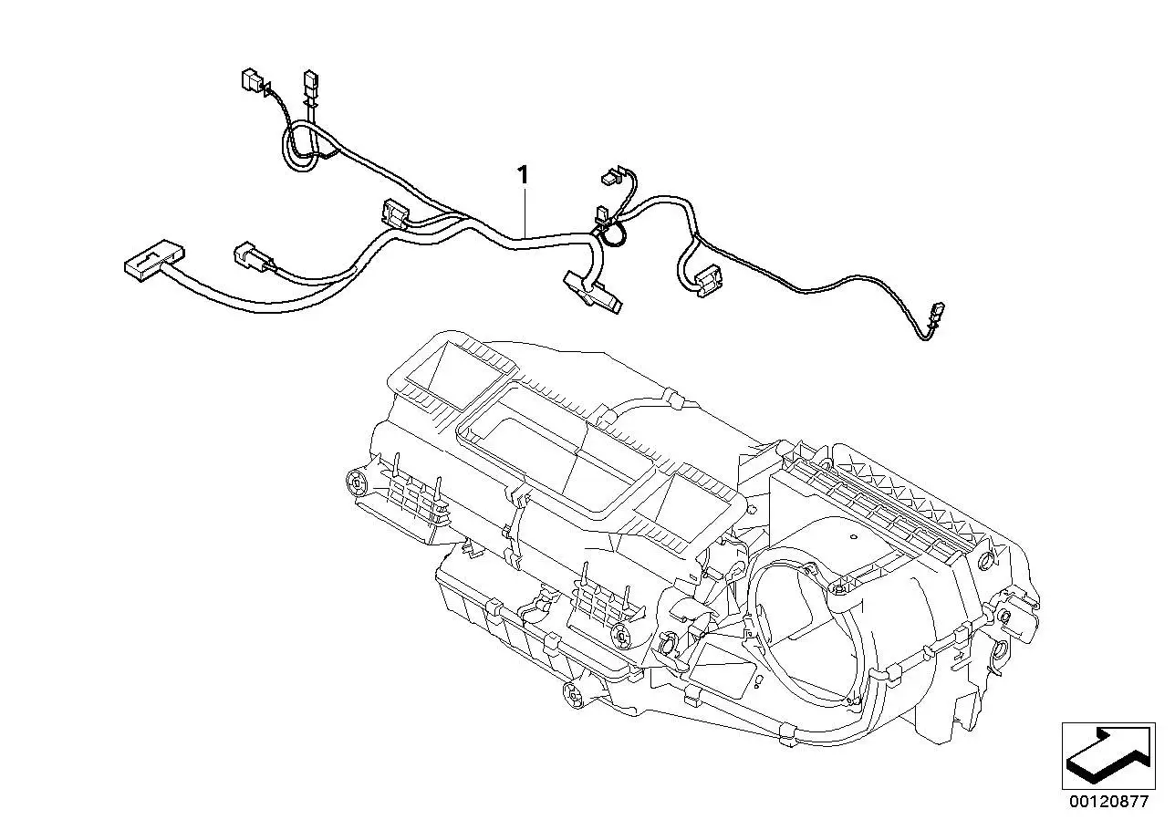 BMW Kabelsatz Klimaautomatik E85 E86 64116915727
