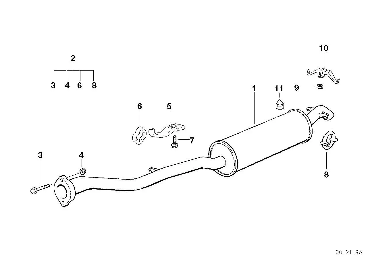 BMW Gummiring E36 E38 E39 18202244720