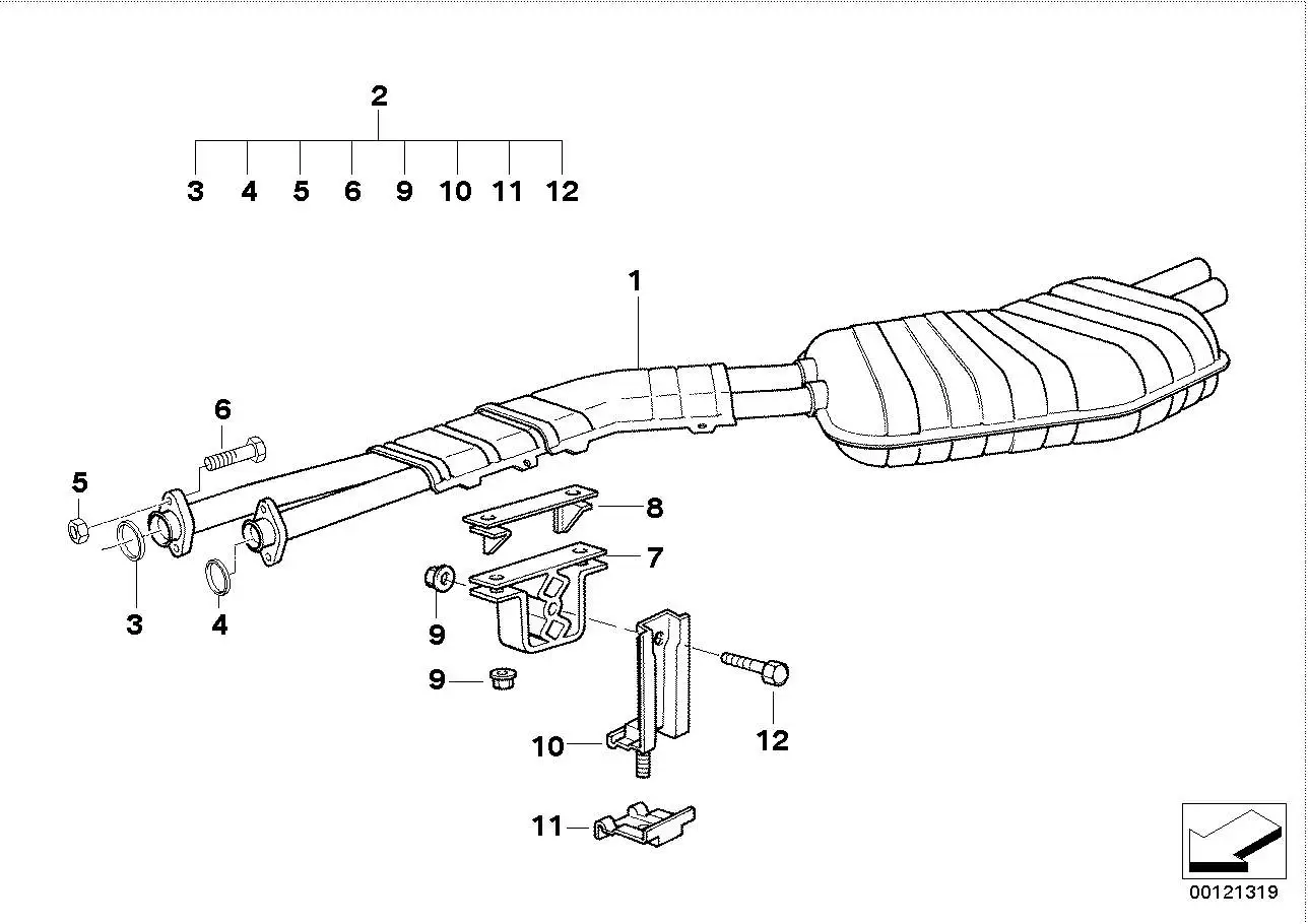 BMW Gummilager E36 E39 E46 E85 E86 E90 E92 E93 18201401797 - Z3,