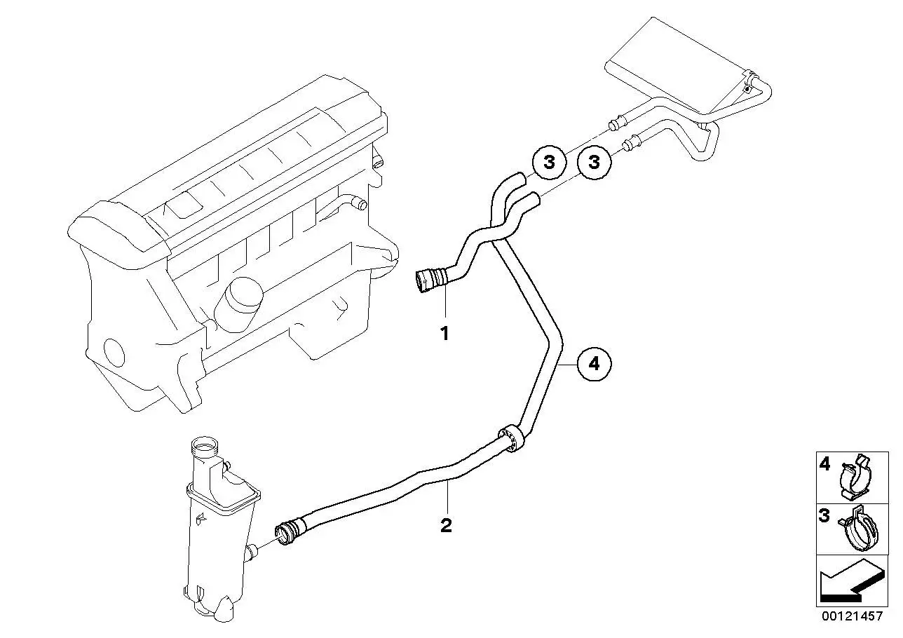 BMW Kühlmittelschlauch E85 64216909241
