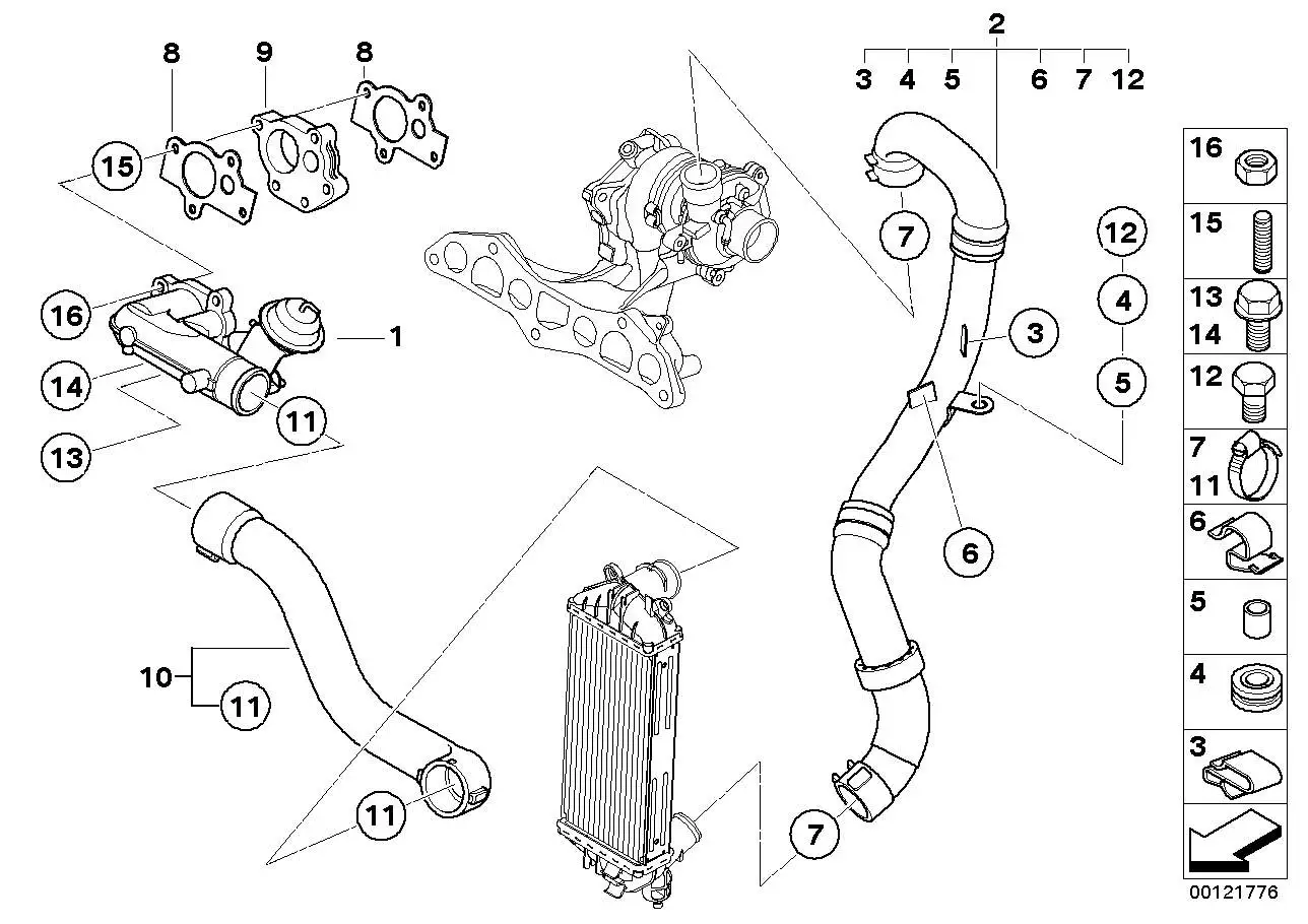 BMW Tülle R50 11117666822