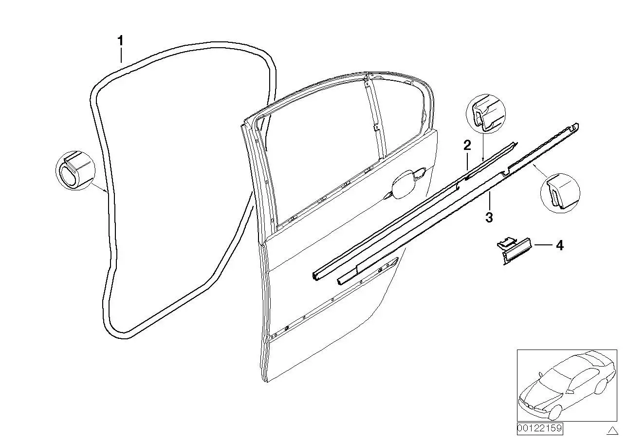 BMW Schachtabdeckung aussen links E46 51348194709 - 3er E46