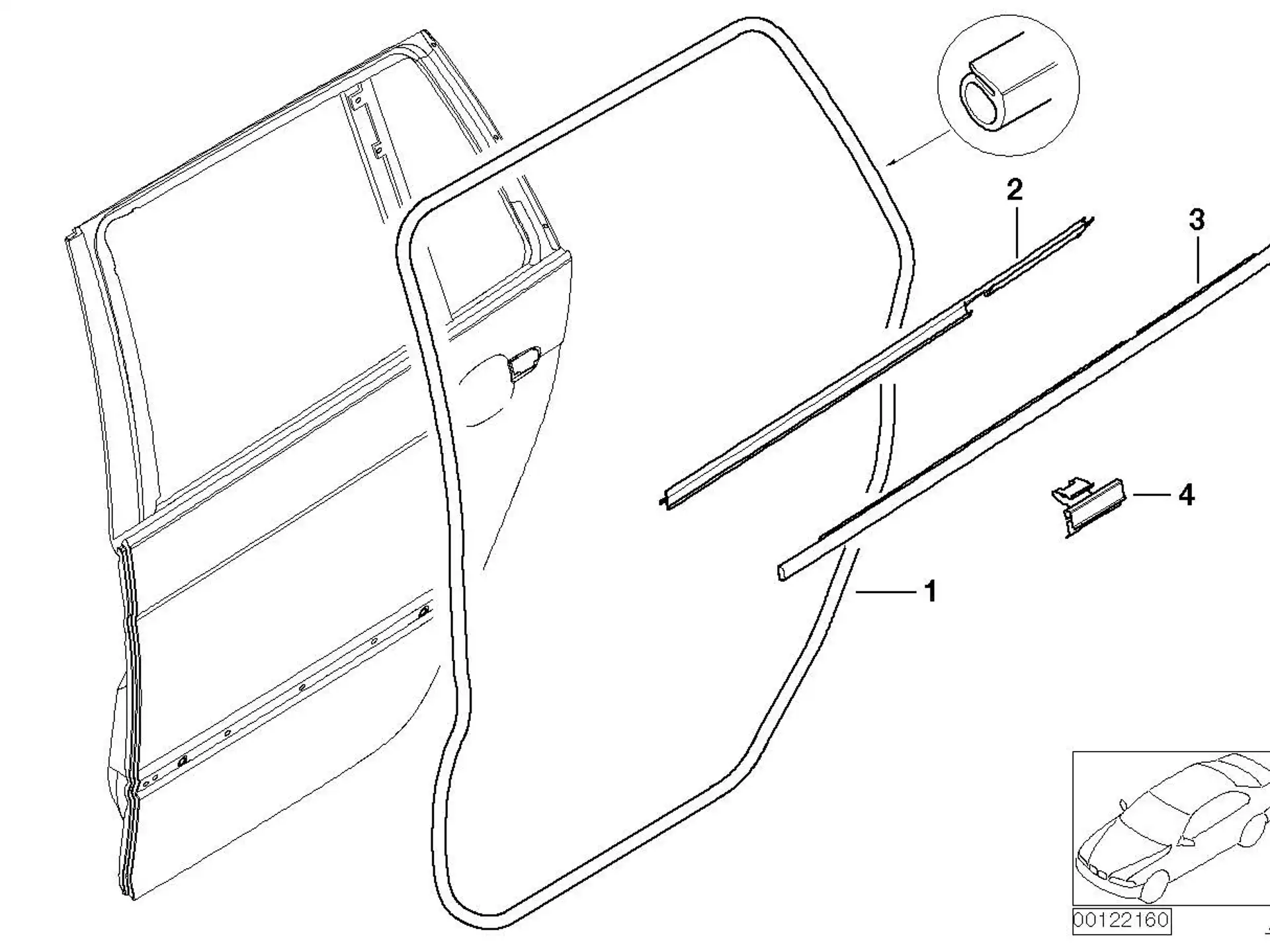 BMW Schachtabdeckung aussen links E46 51348194771