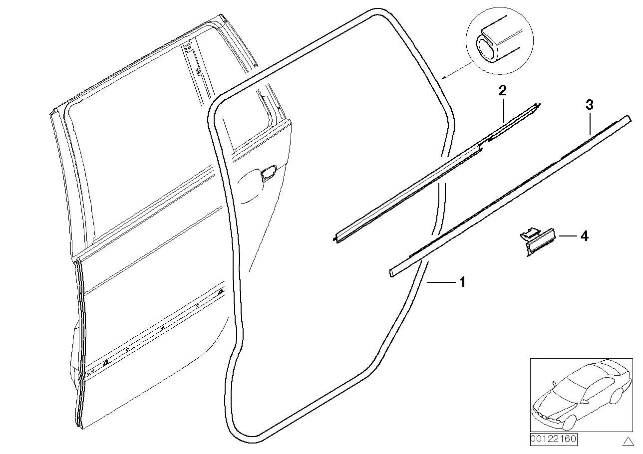 BMW Schachtabdeckung aussen links E46 51348194773