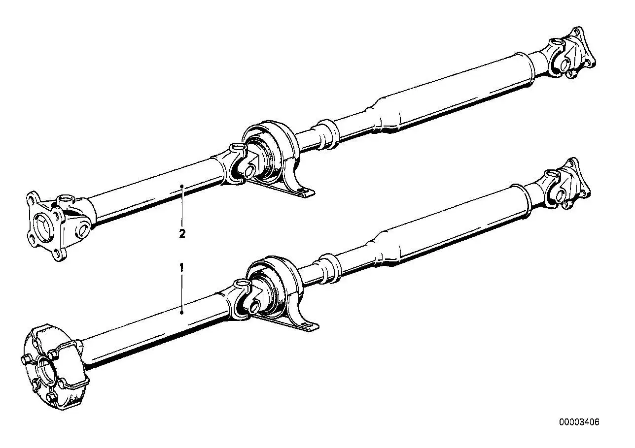 BMW Gelenkwelle E23 26111225445