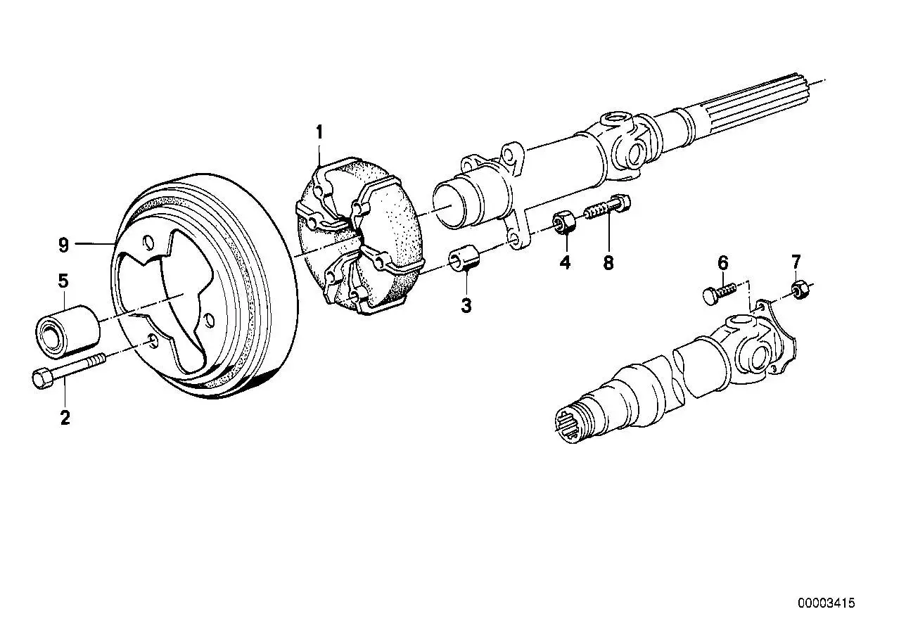 BMW Zylinderschraube E36 E12 E21 E23 E24 26111101015 - 3er, 5er,