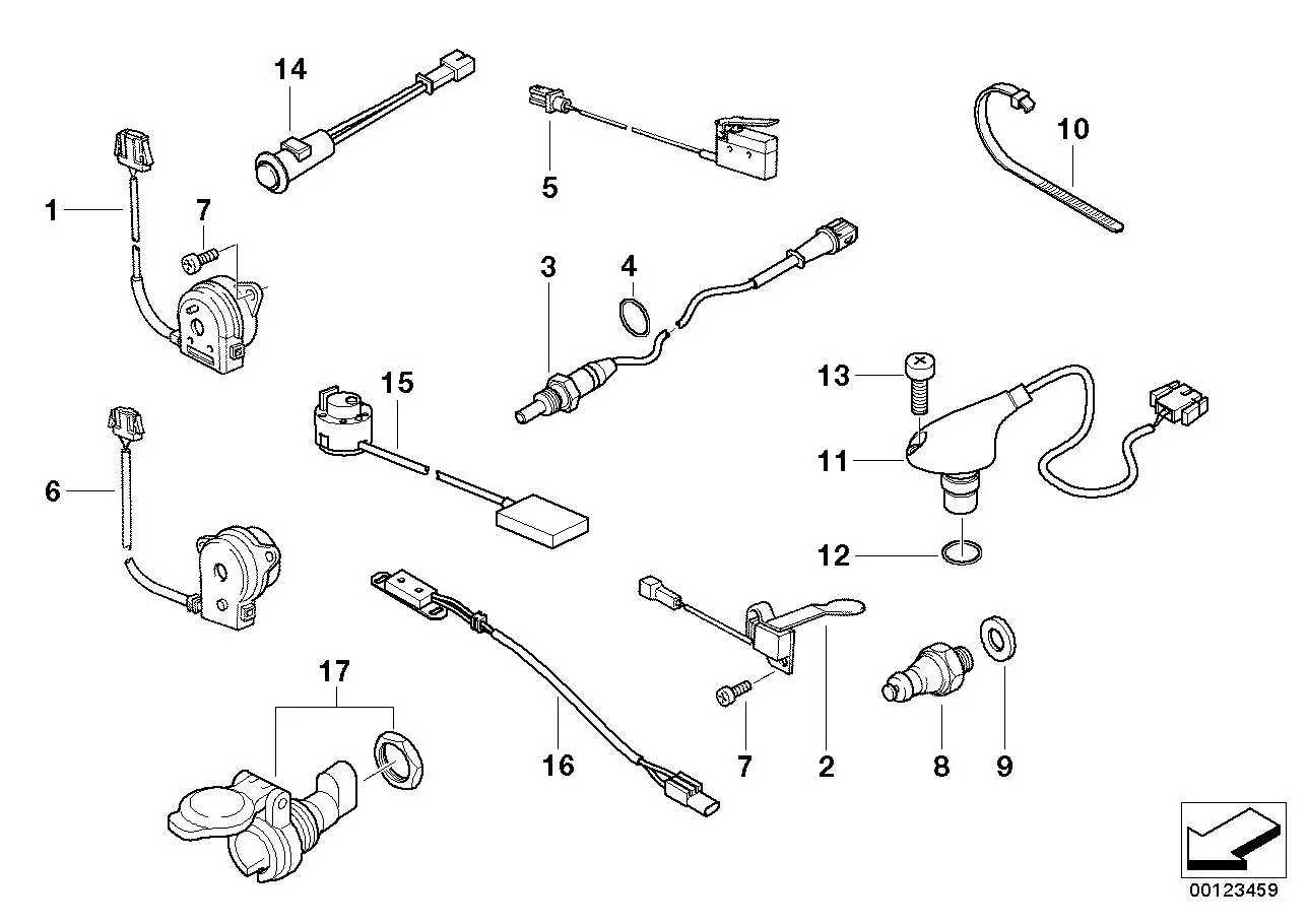 BMW Doppelmikroschalter K30 K41 61312305994