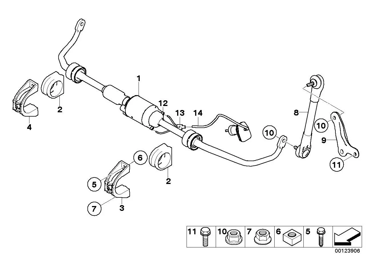 BMW Entlüfterventil E60 E61 E63 E64 E65 E66 37106759856