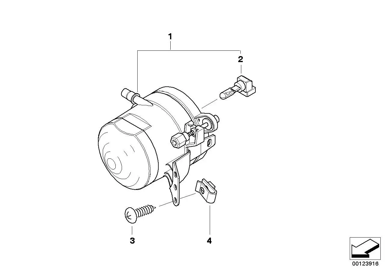 BMW Nebelscheinwerfer links E46 63176920703