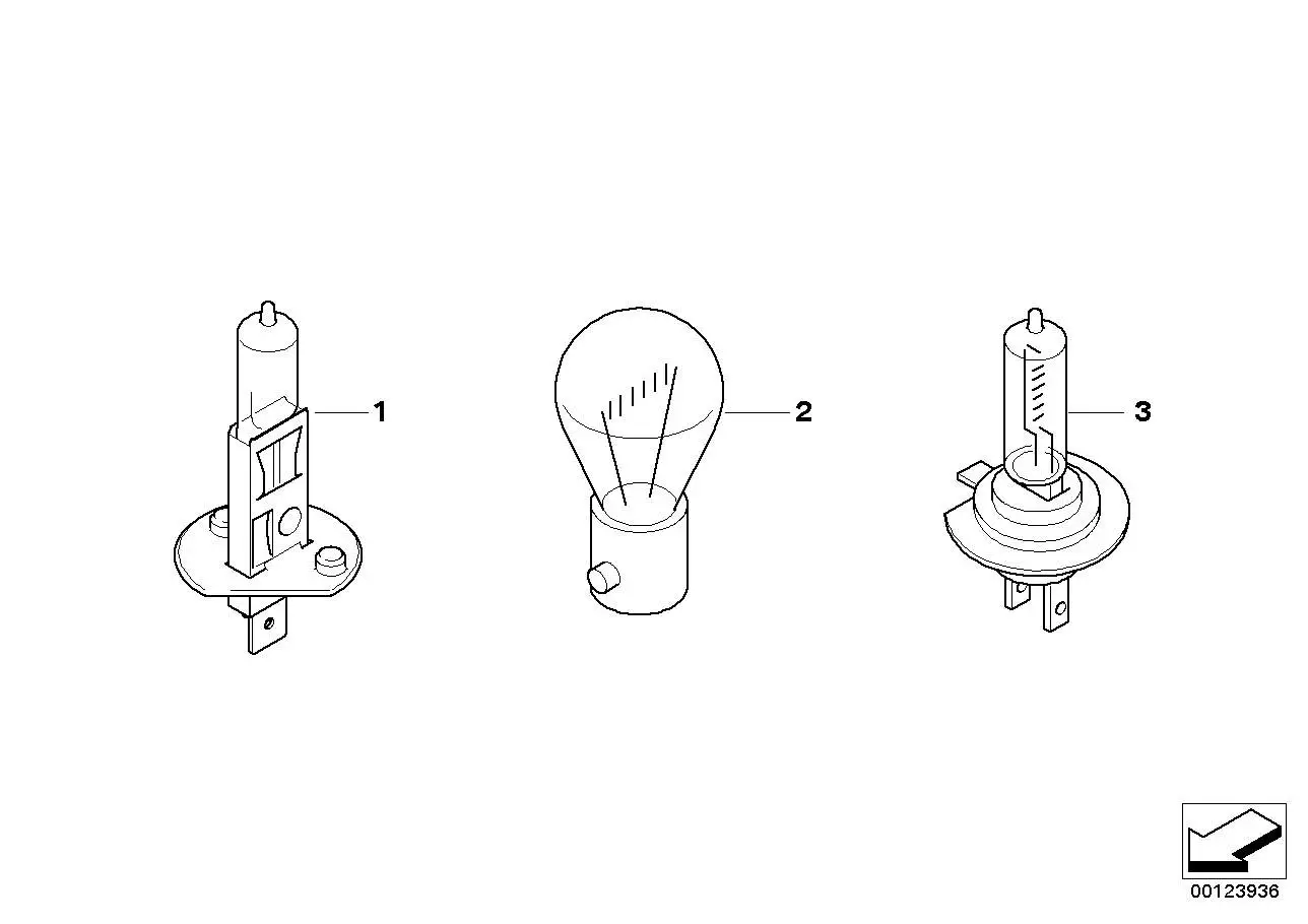 BMW Glühlampe blau für weisse Blinkleuchte E36 E38 E39 E46 E60 E8