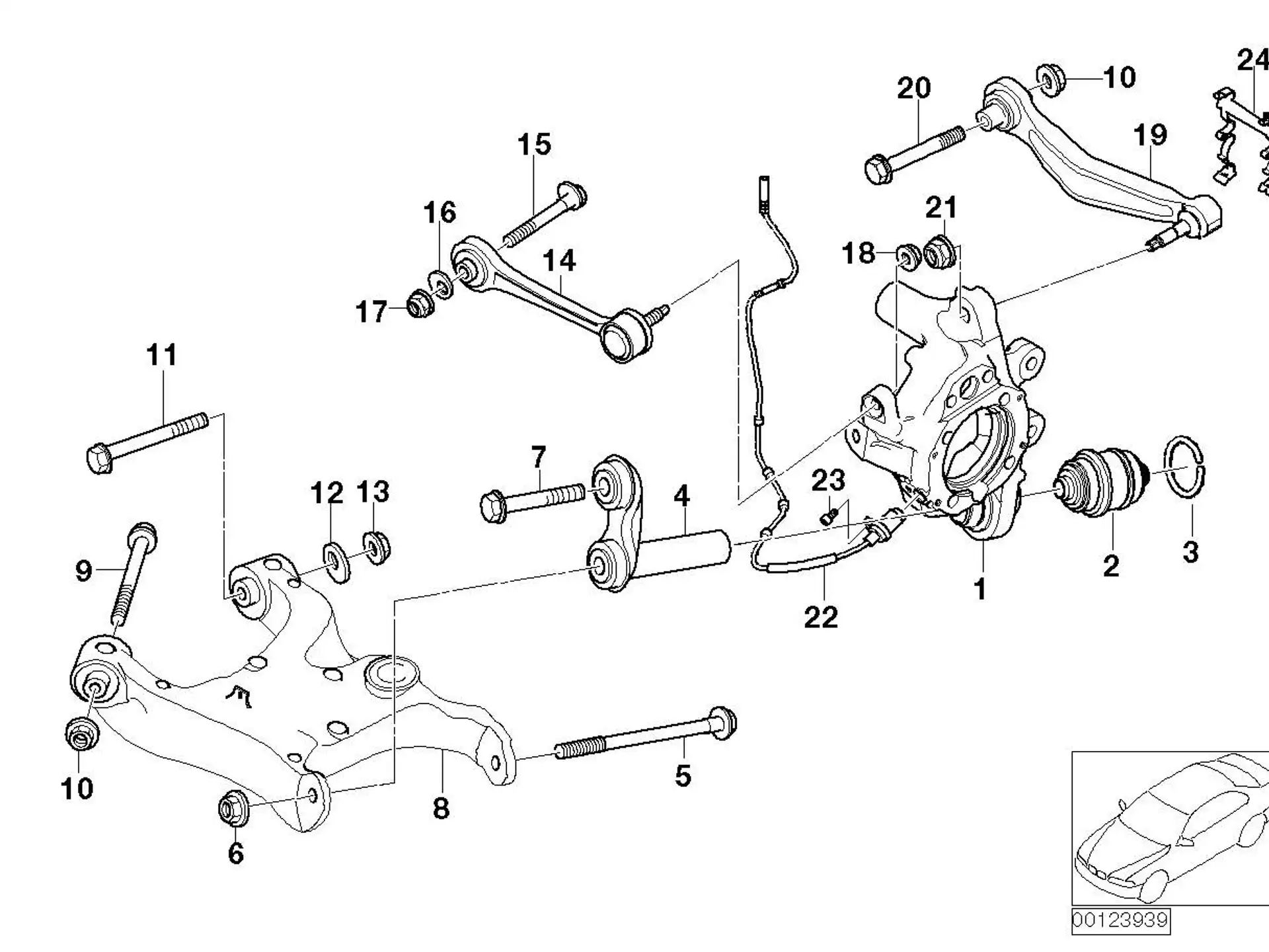 BMW Integrallenker E60 E61 E63 E64 33326770761