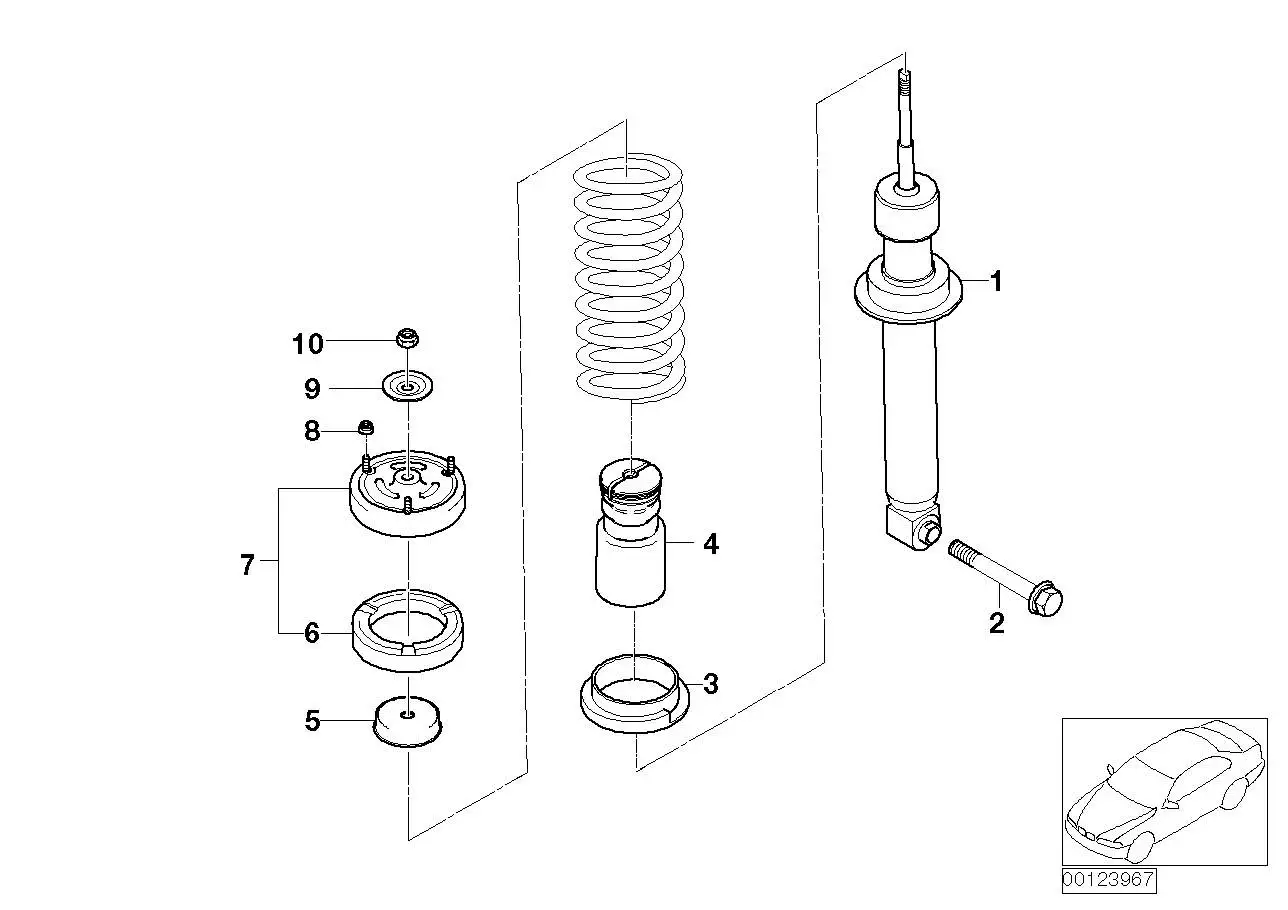 BMW Teller E53 E60 E63 E64 E65 E66 33526779415 - Bildposition 09
