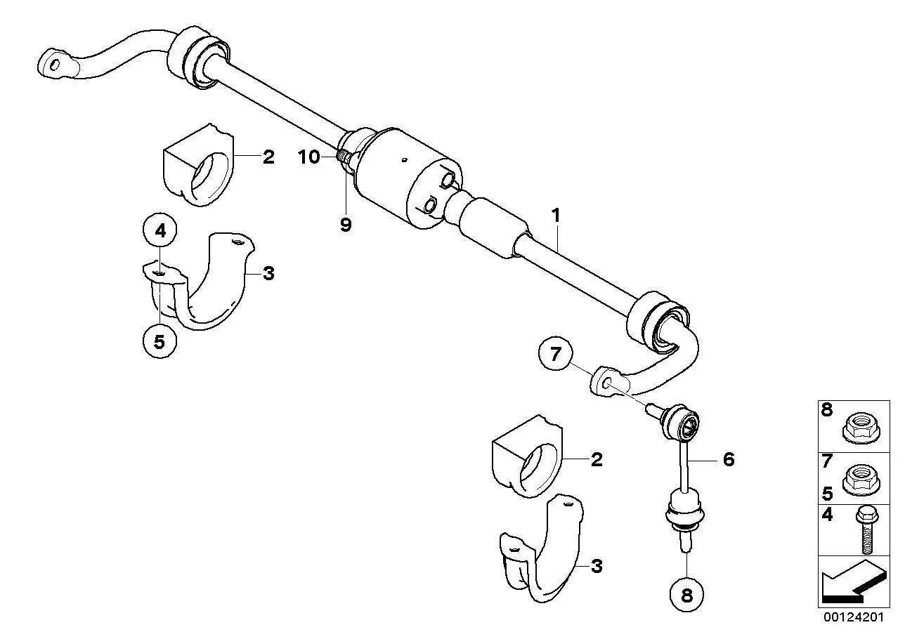 BMW Pendelstütze E60 E61 E63 E64 33506781537 - Bildposition 06