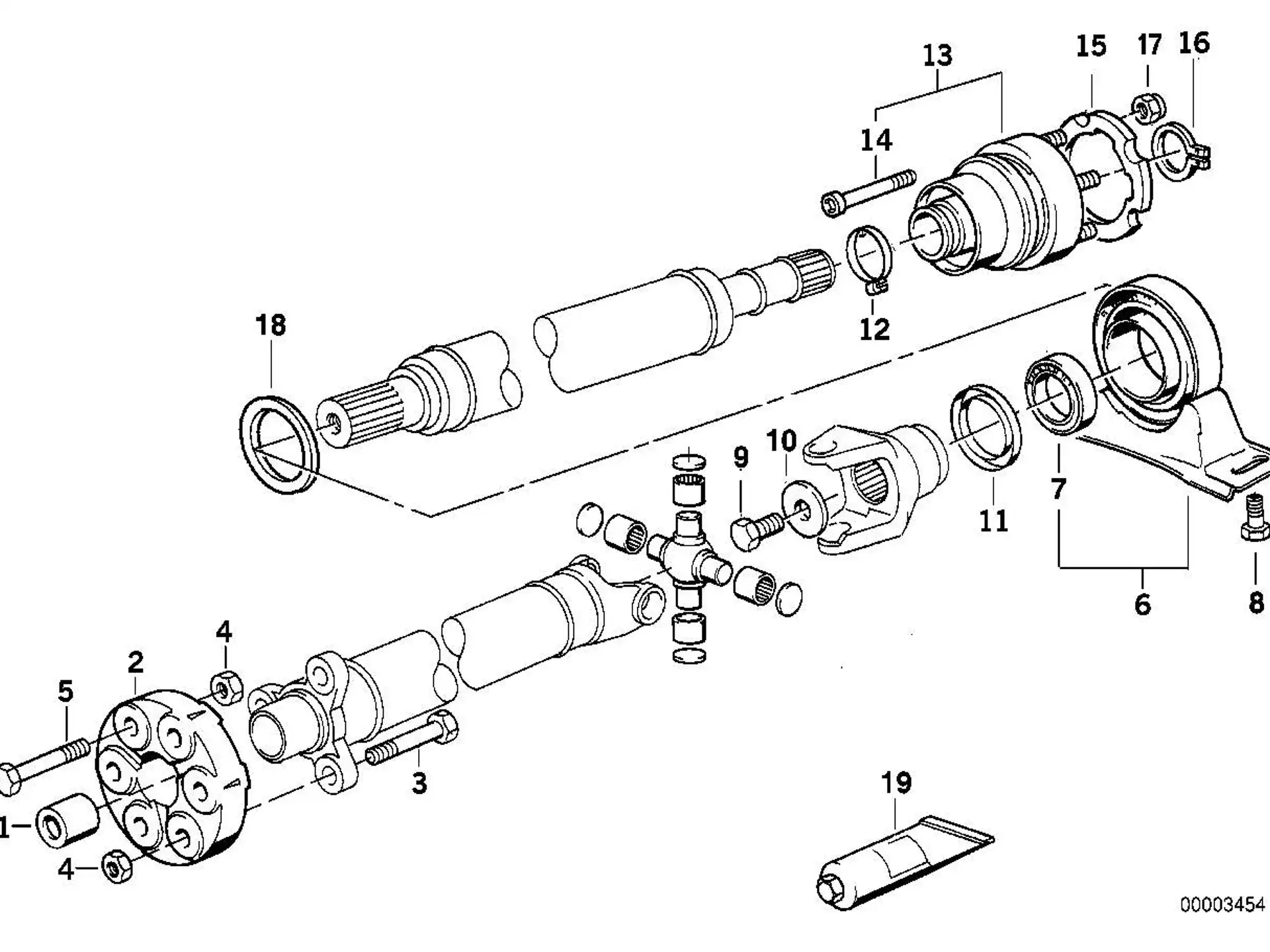 BMW Rillenkugellager E31 E32 E34 E46 E81 E82 E84 E87 E88 E89 E90 E91 E92 E93 F01 F02 F04 F06 F07 F10 F11 F12 F13 F20 F21 F22 F23 F30 F31 F32 F33 F34 F36 F80 F82 F83 F85 F86 F87 F87N F90 F95 F96 F97 F98 G05 G06 G11 G12 M40i G30 G31 26121225002