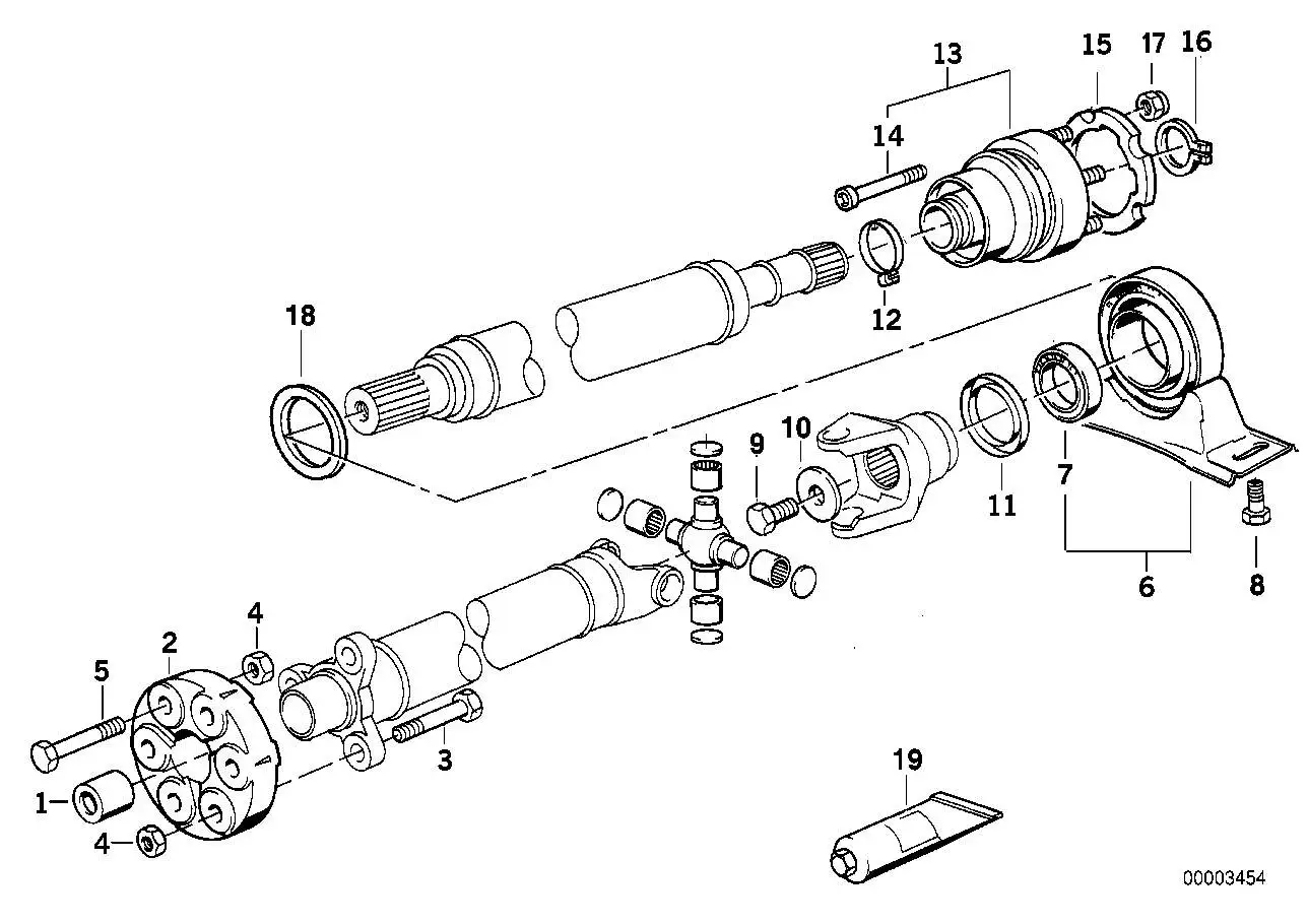 BMW Gleichlaufgelenk mit Rändelbolzen E32 E34 E38 E39 26111229524