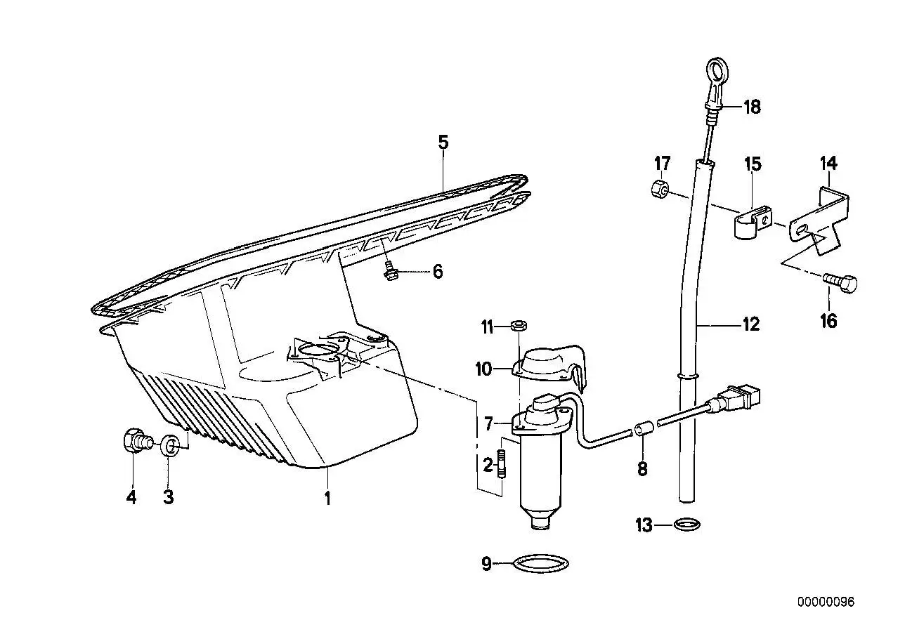 BMW Gummitülle E23 E24 E28 E30 E32 E34 12611276240 - Bildposition