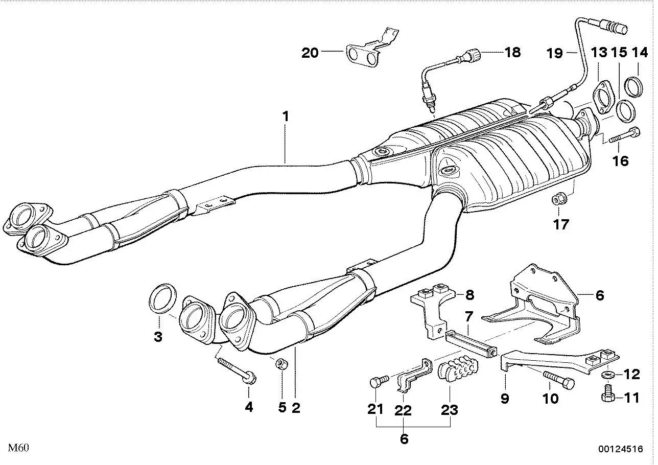 BMW Lambdasonde E34 11781742023