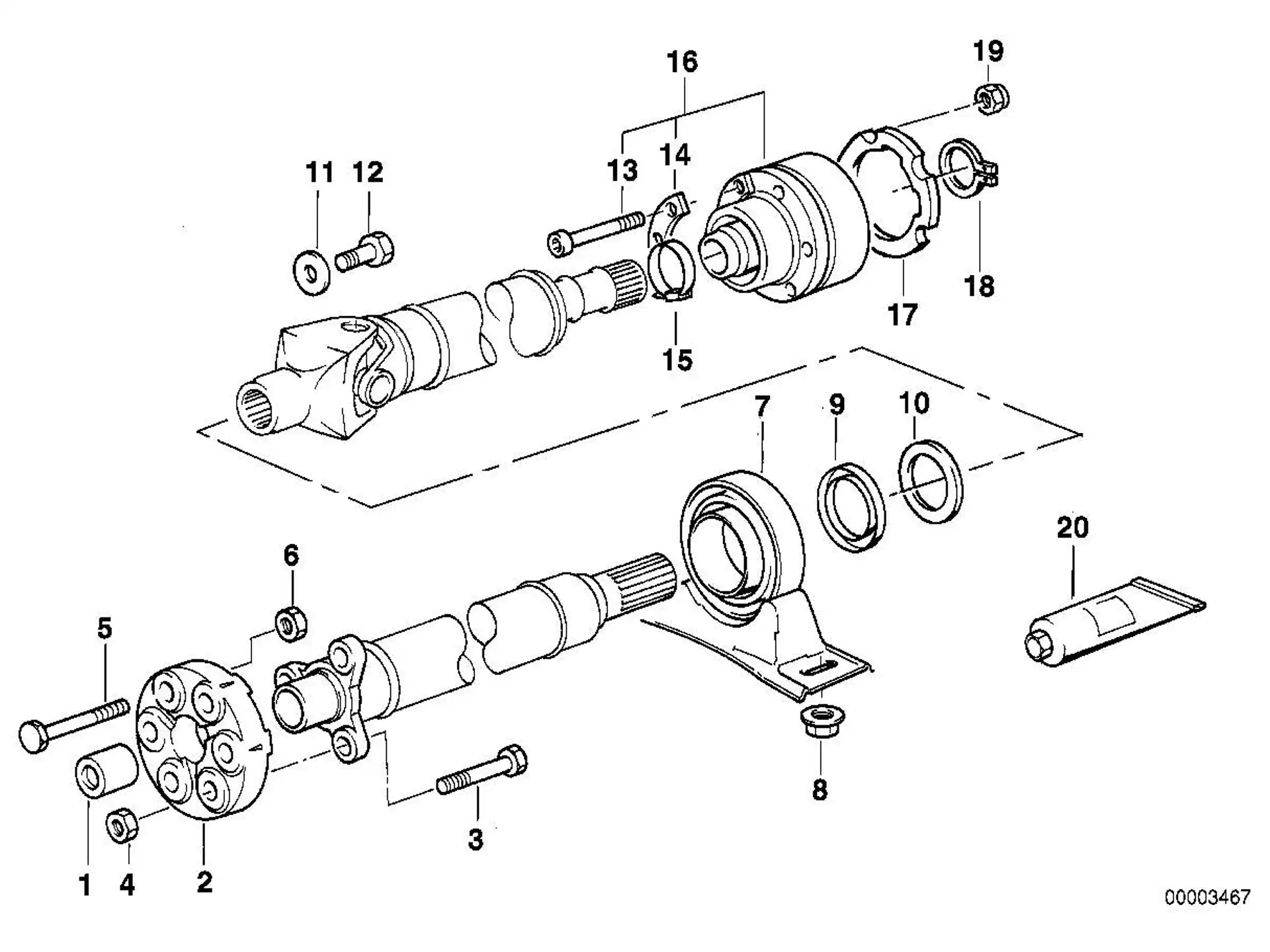 BMW Dichtscheibe E31 E32 E34 E38 E39 26111229504