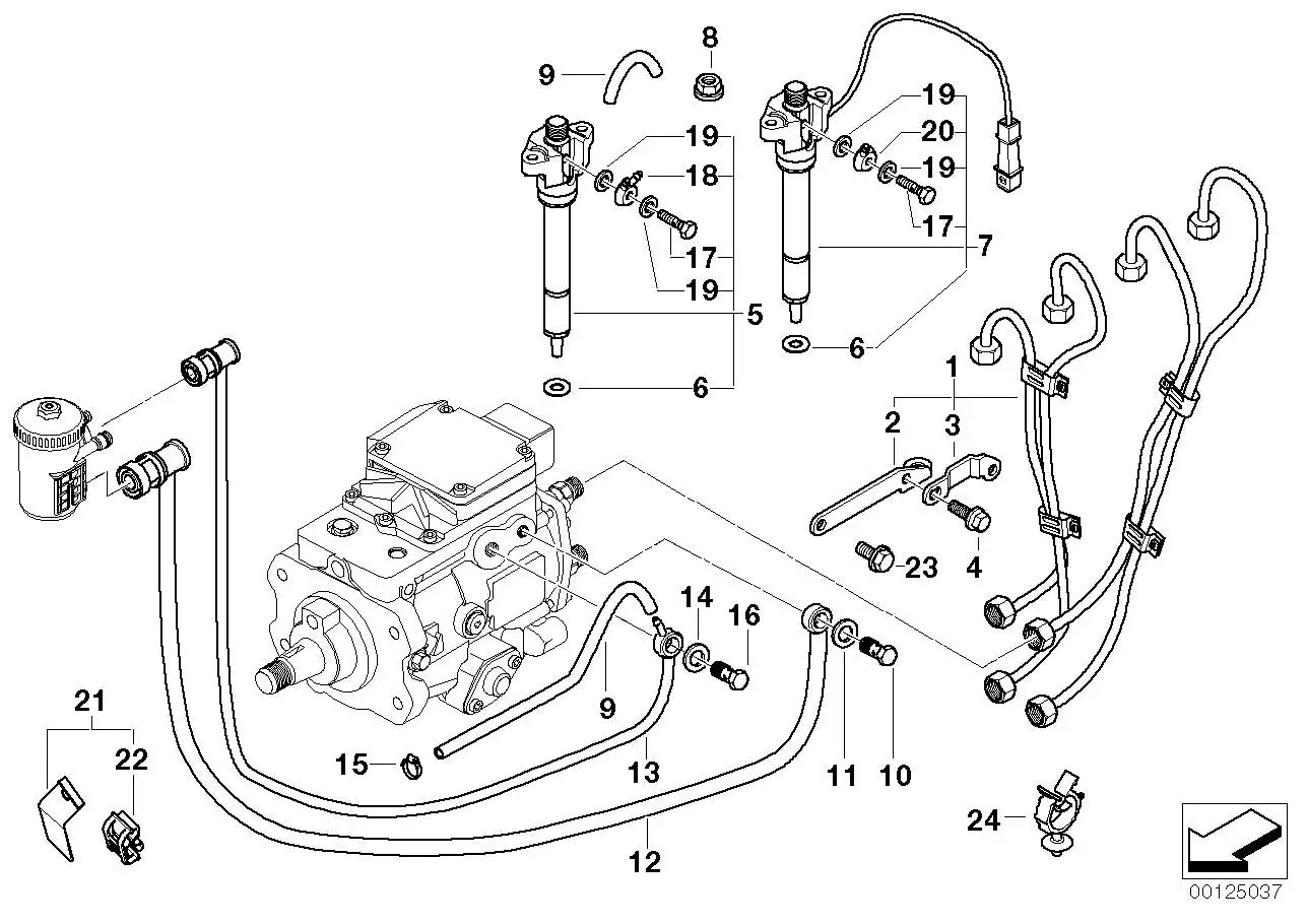 BMW Dichtscheibe E39 E46 13532247159 - 3er E46, 5er E39