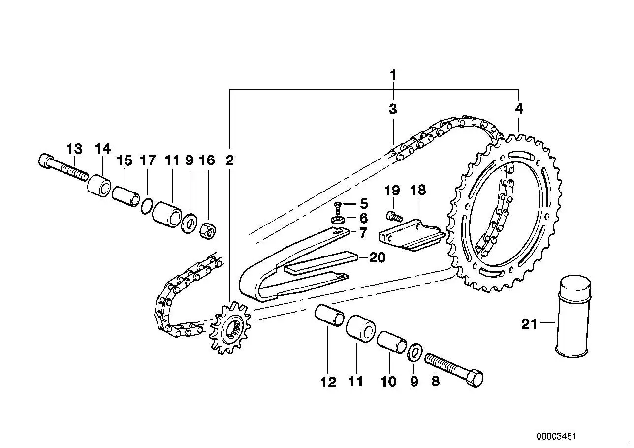 BMW Sechskantmutter 36312345495 - Bildposition 16