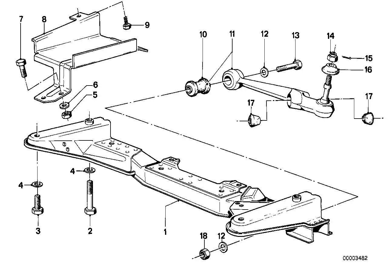 BMW Querlenker links E21 31121114700 - Bildposition 11