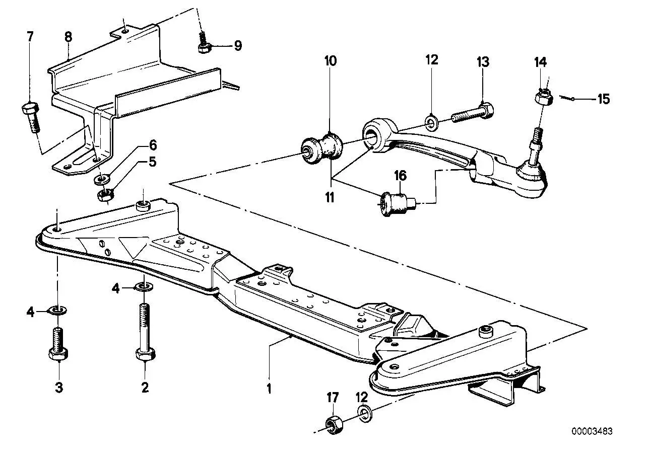 BMW Splint E12 E21 E23 E24 E32 E34 07119945193 - Bildposition 15