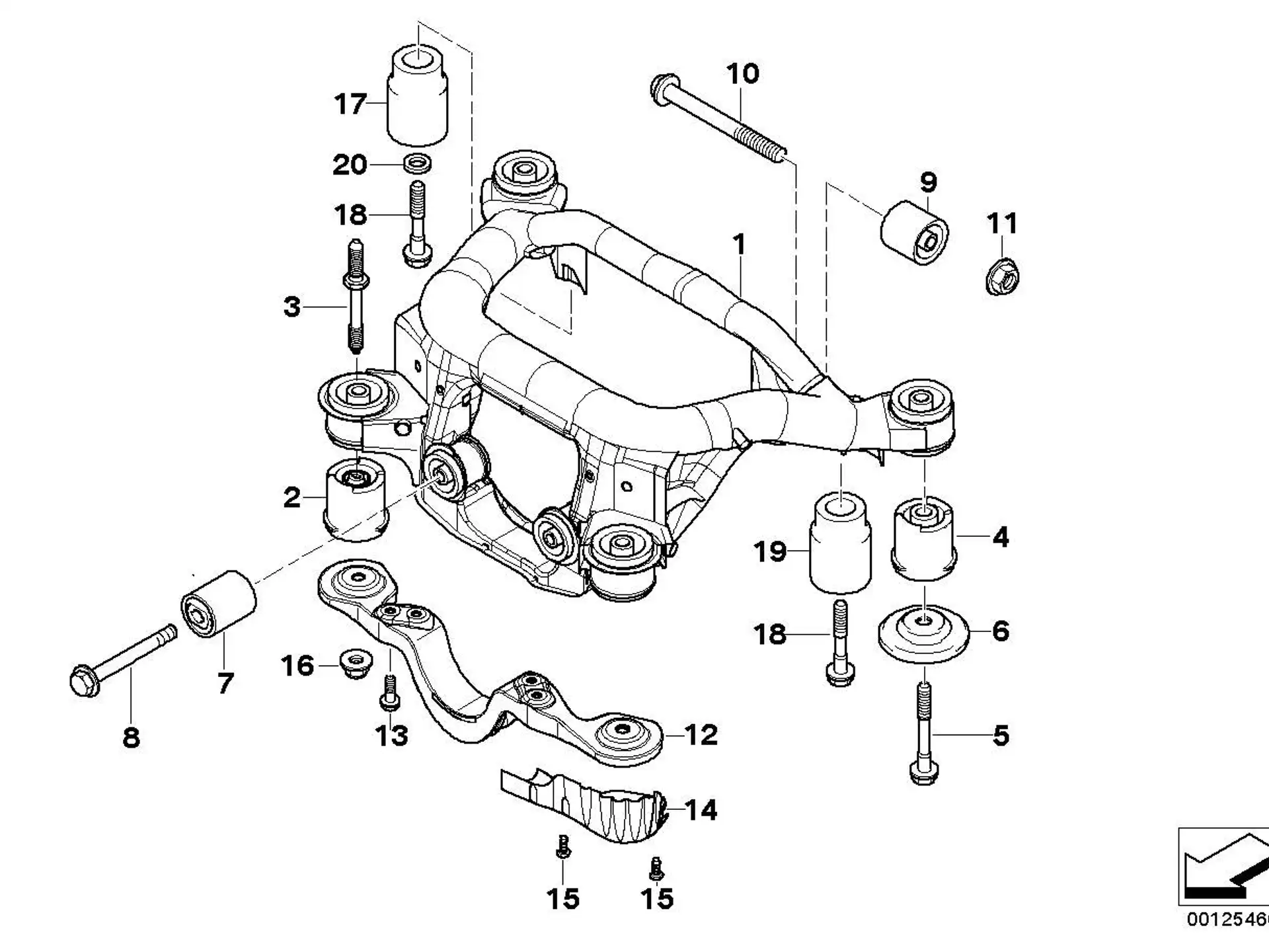 BMW Gewindebolzen E46 E85 E86 E89 33326760360