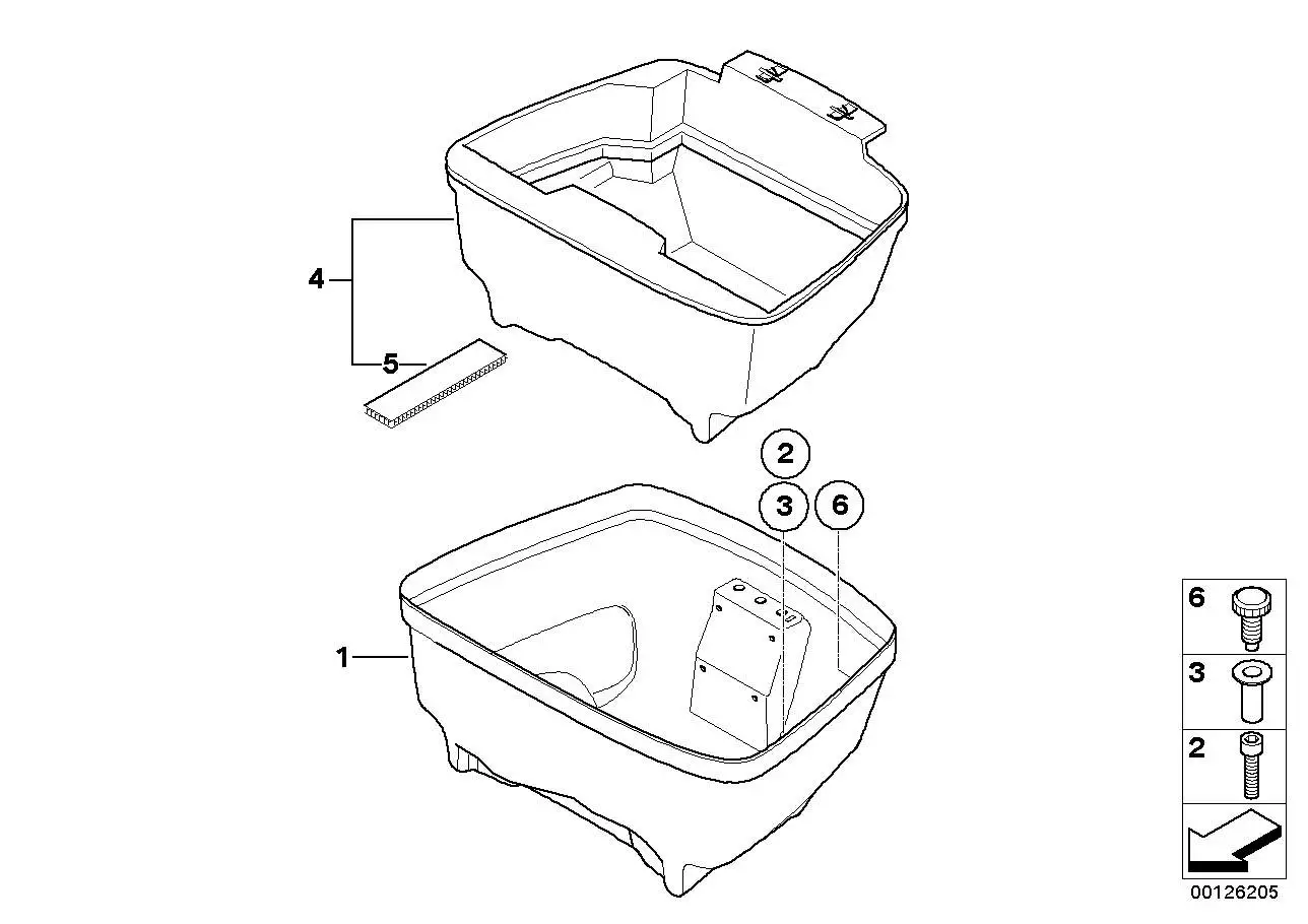 BMW Klettband K30 52532347597
