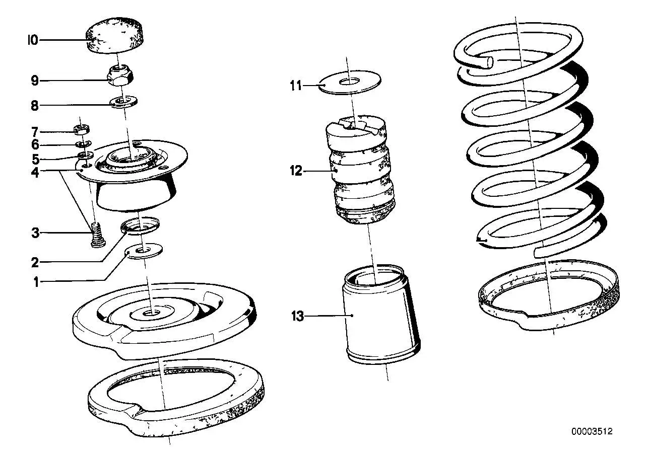 BMW Unterlegscheibe E12 E23 E24 31332750139 - 5er, 6er, 7er