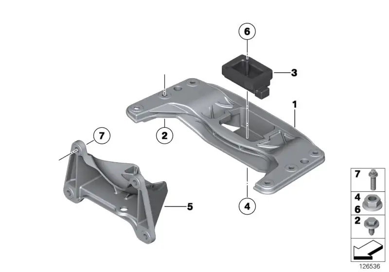 BMW Getriebelager E60 E61 E63 E64 F01 F02 F06 F07 F10 F11 F12 F13