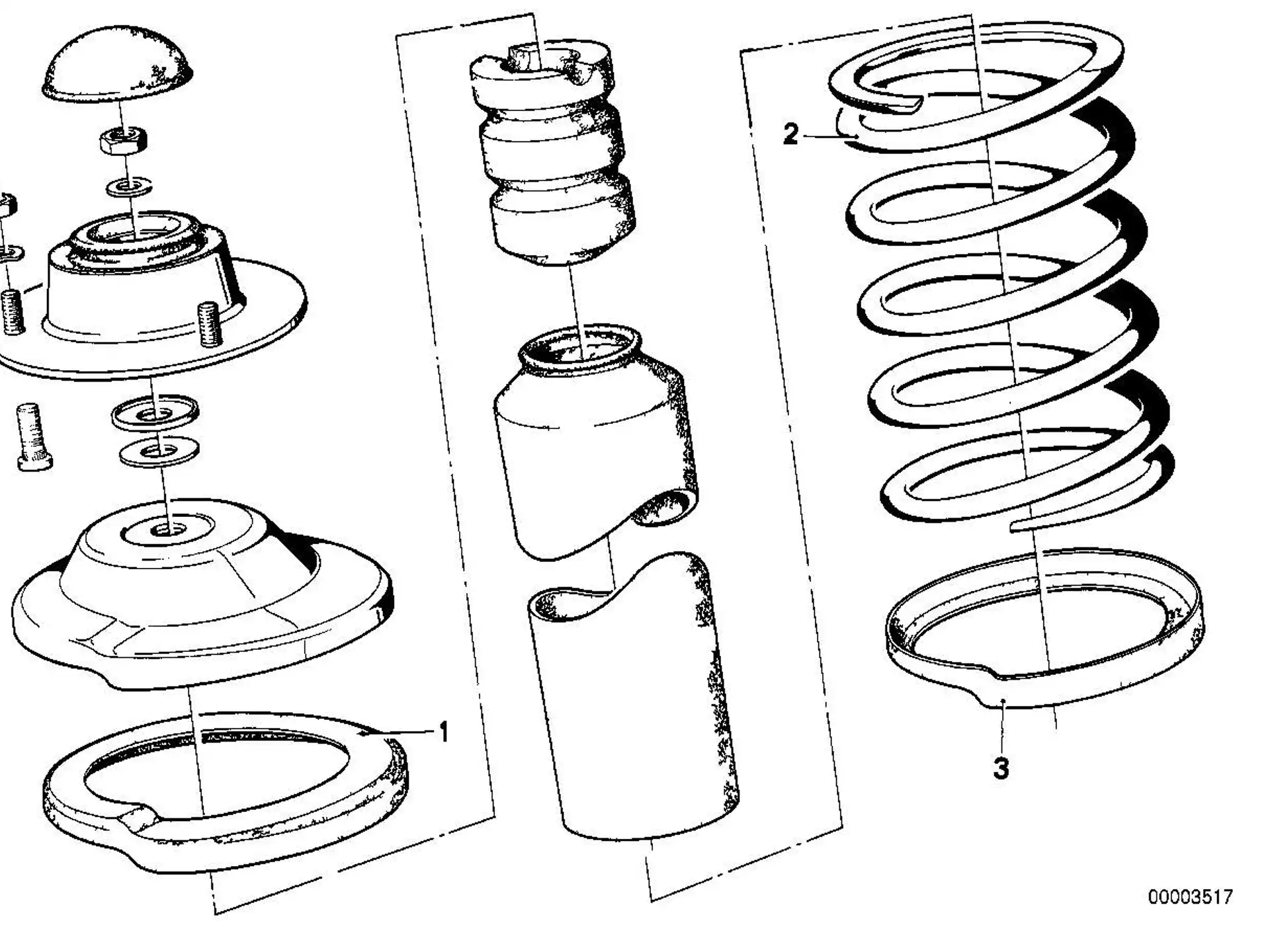 BMW Federunterlage E12 E21 E24 31331100636