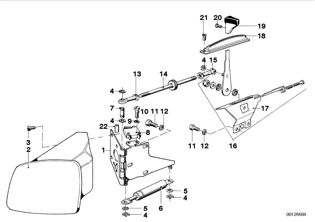BMW Gasdruckfeder 63171238657