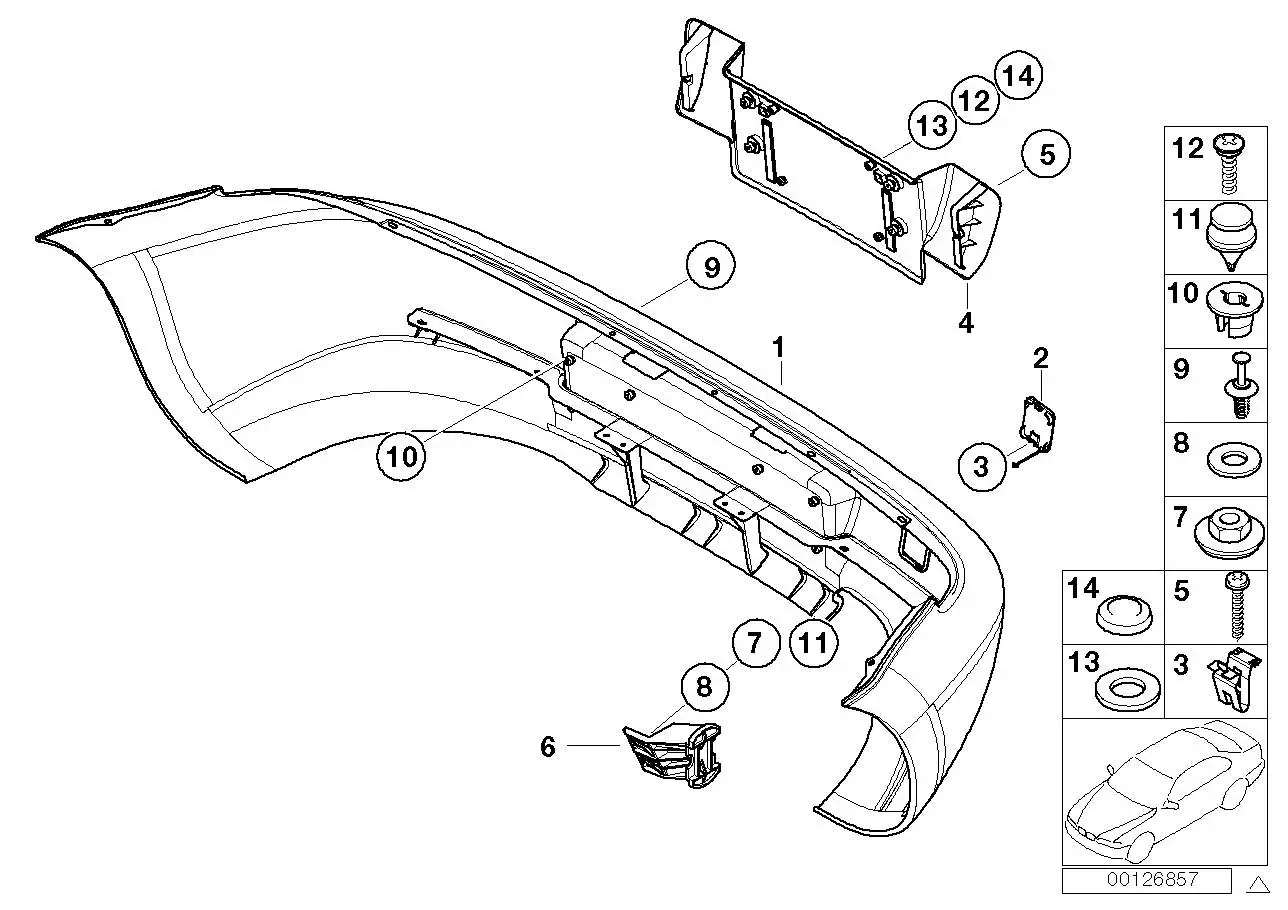 BMW Blende grundiert 51128398770 - Bildposition 04