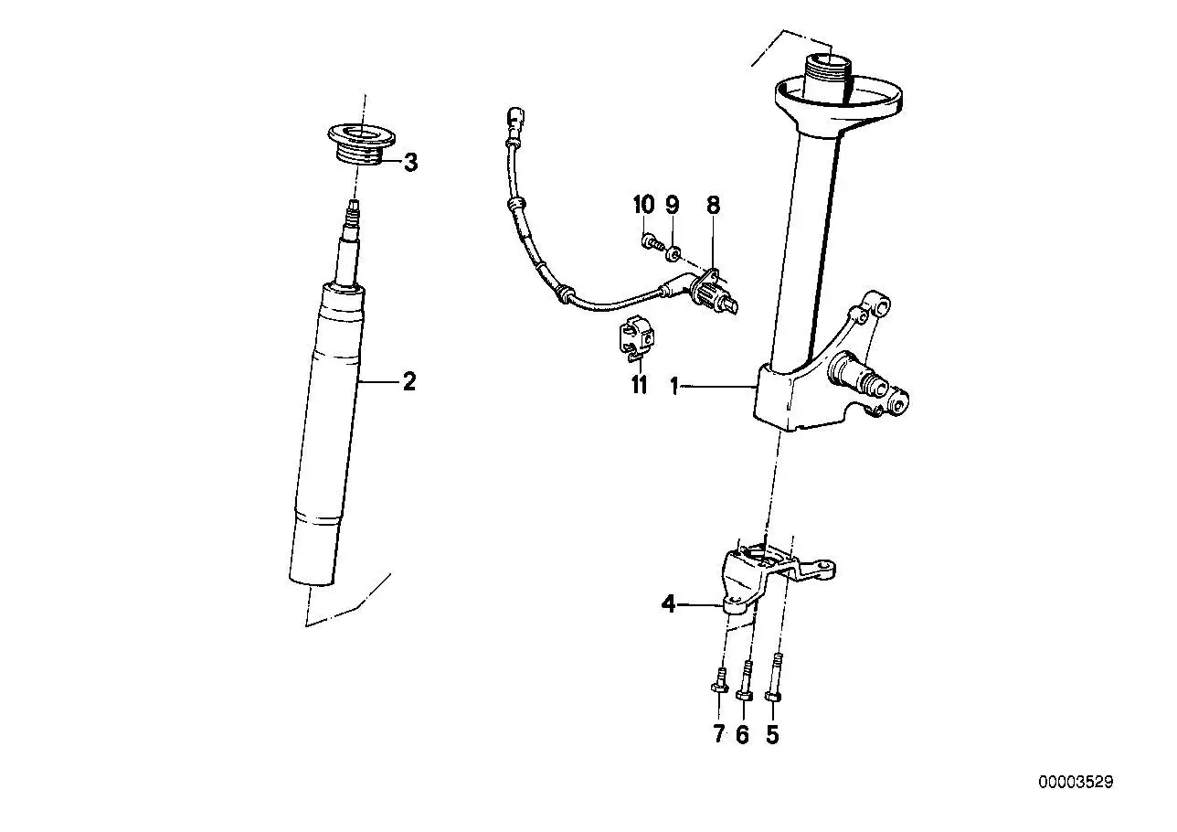 BMW Sechskantschraube E36 E30 E32 E34 07119913698 - Bildposition
