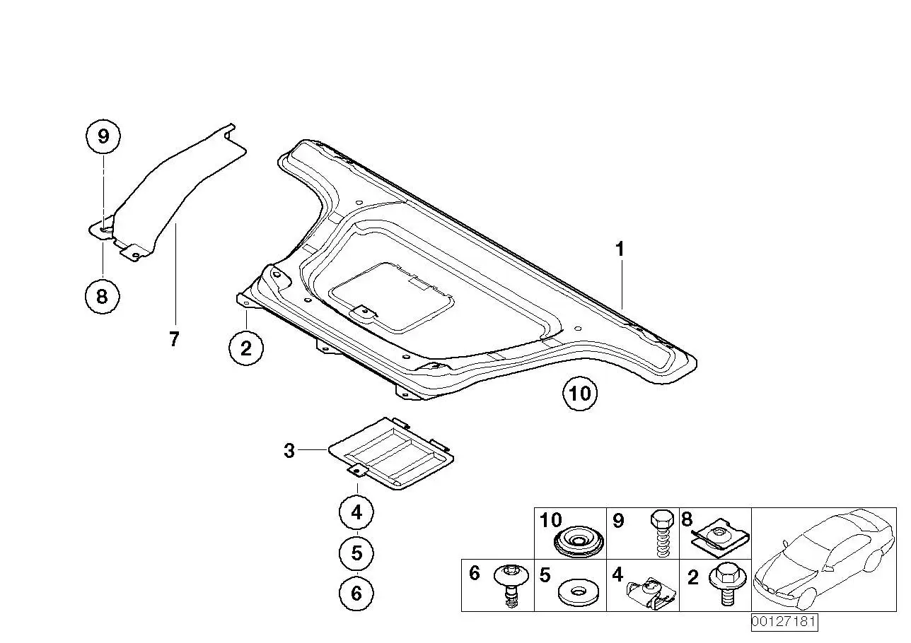 BMW Tülle E46 E83 61138372309 - 3er E46, X3 E83