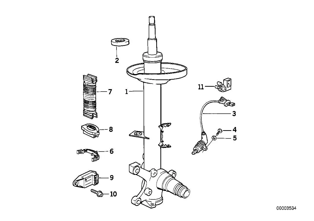 BMW Impulsgeber ABS E31 34521181911