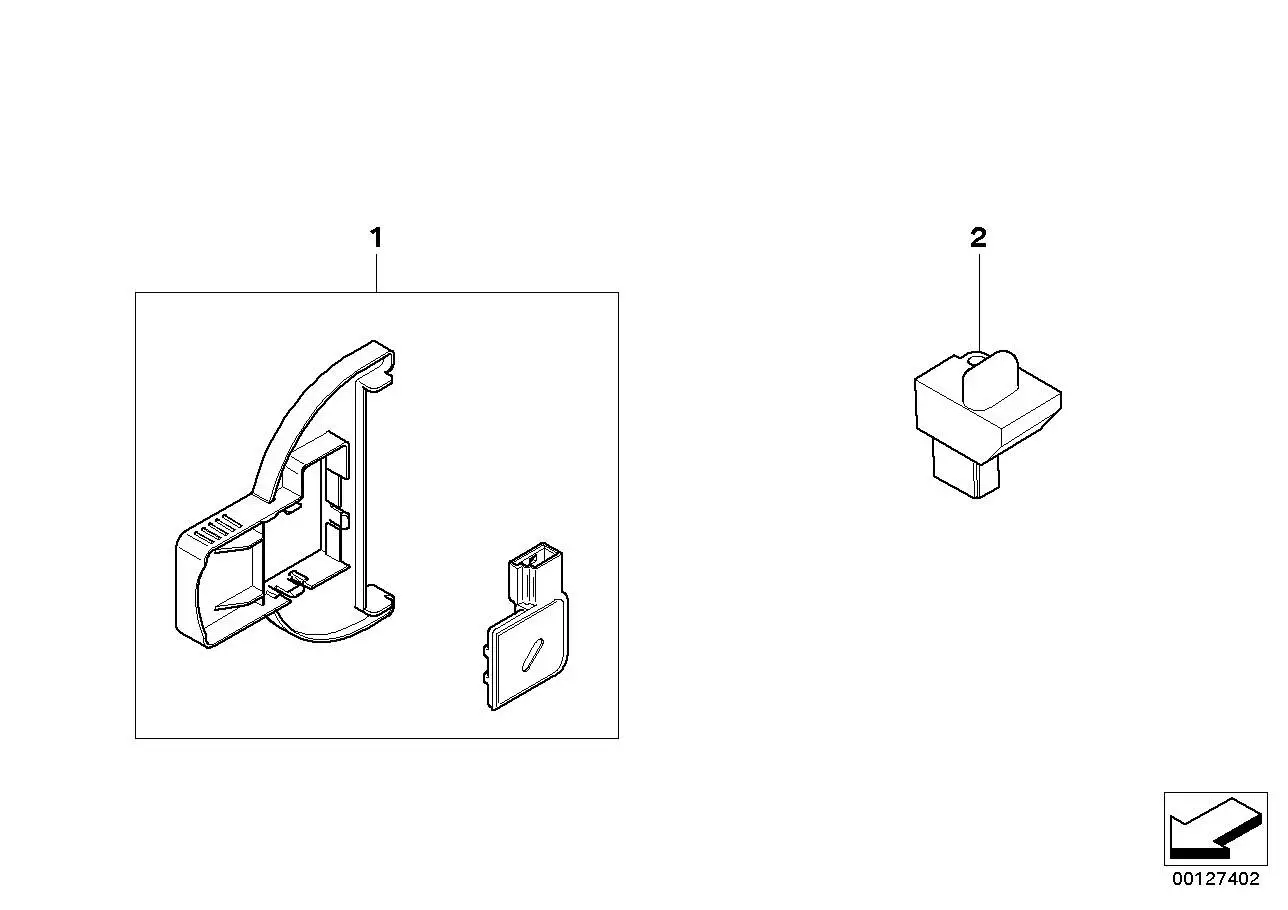 BMW Solarsensor E60 E61 E63 E64 E65 E66 64116944017 - 5er, 6er, 7