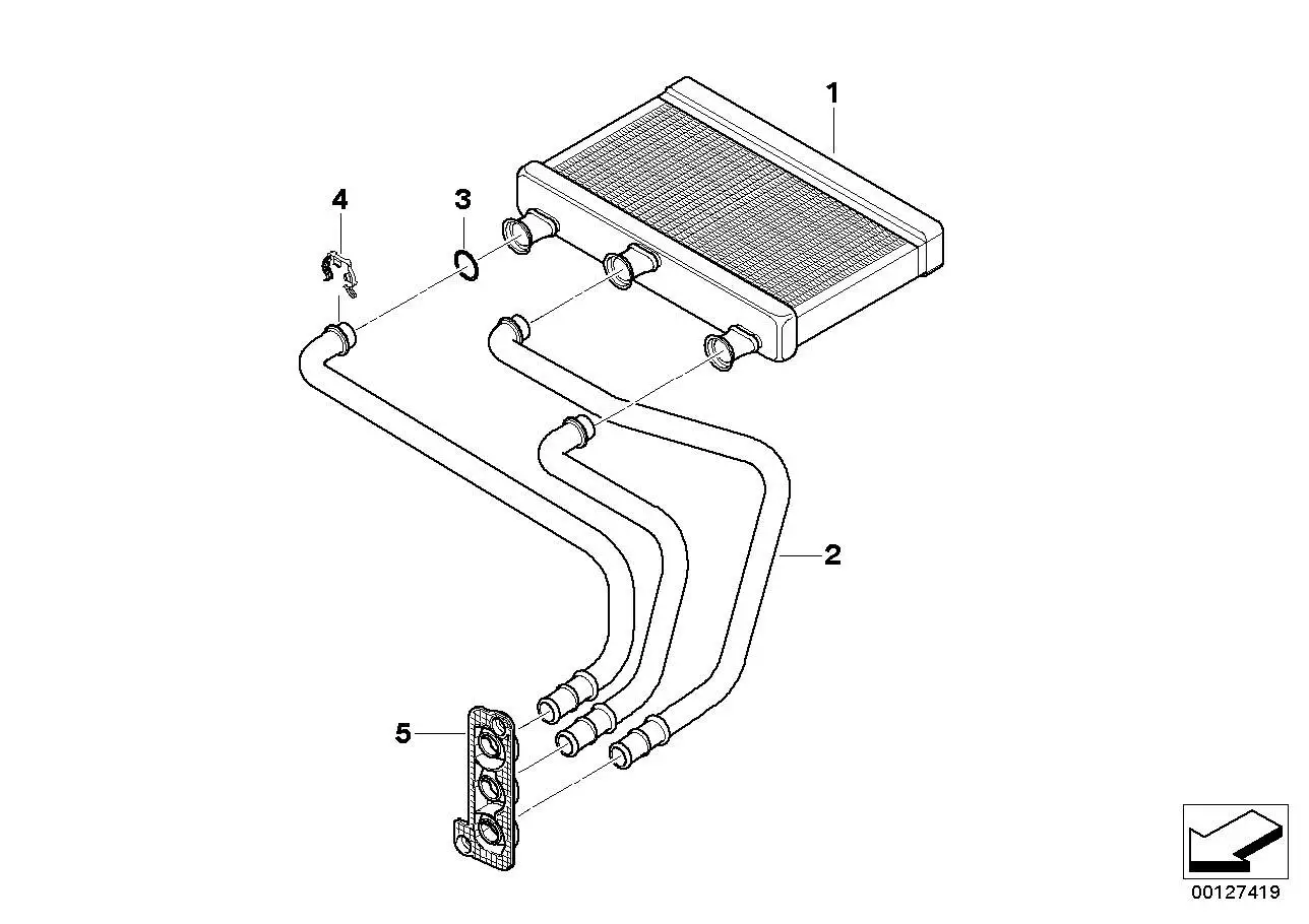BMW Dichtung E60 E61 E63 E64 64116933925 - 5er, 6er