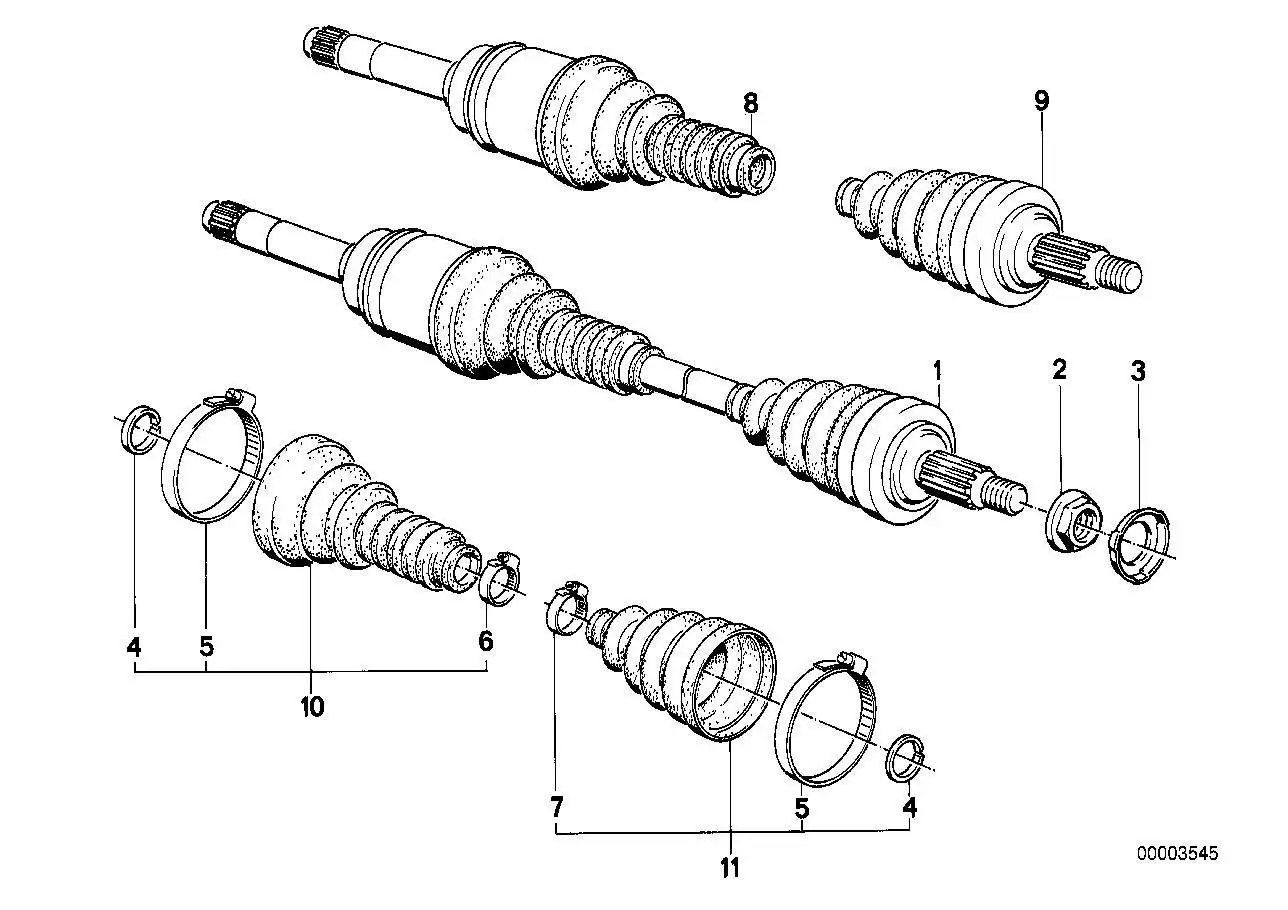 BMW Sicherungsring E30 31601226170 - Bildposition 04