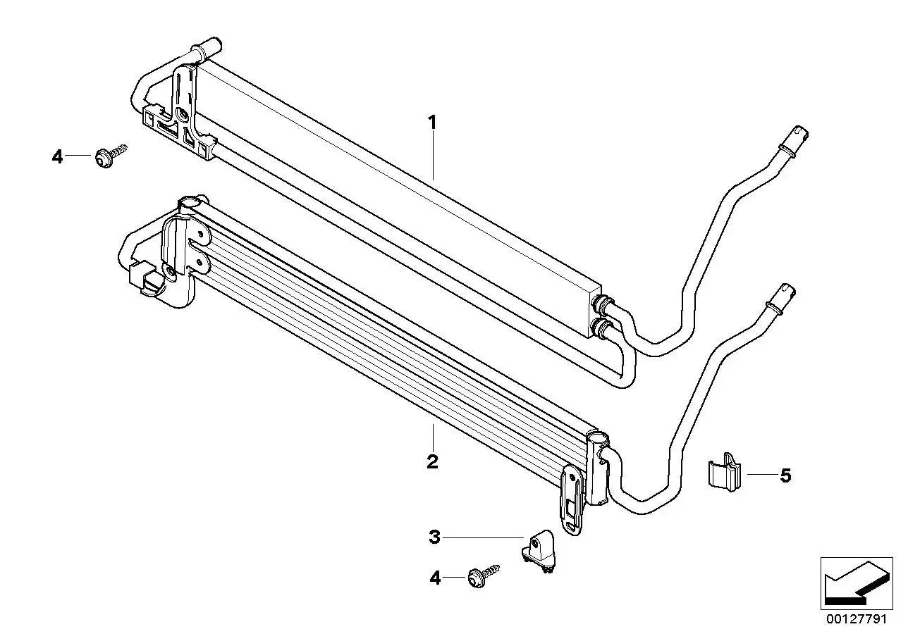 BMW Lenkhilfekühler E60 E61 E63 E64 17217519215