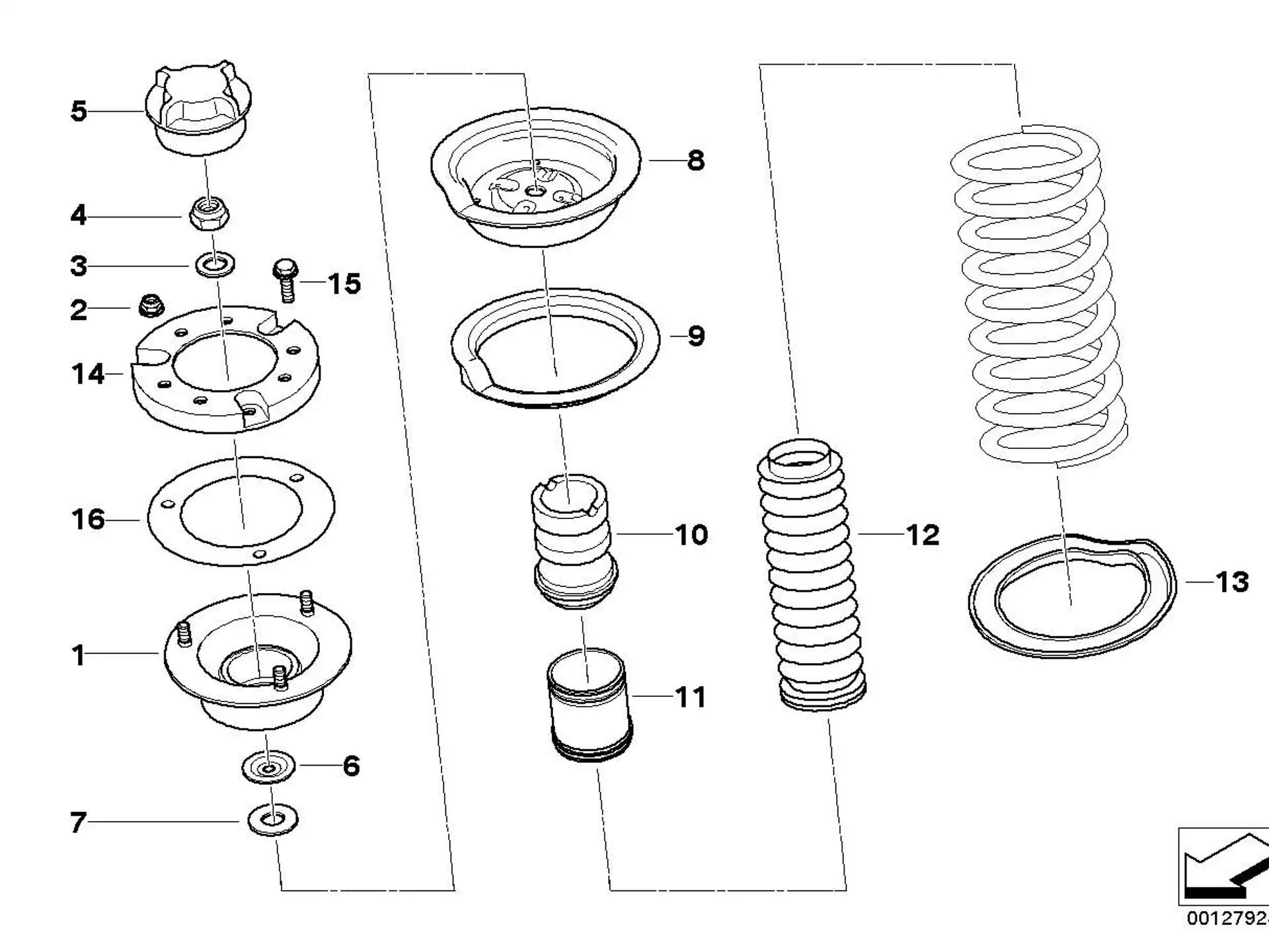 BMW Sechskantschraube E34 E36 E38 E39 07119904143