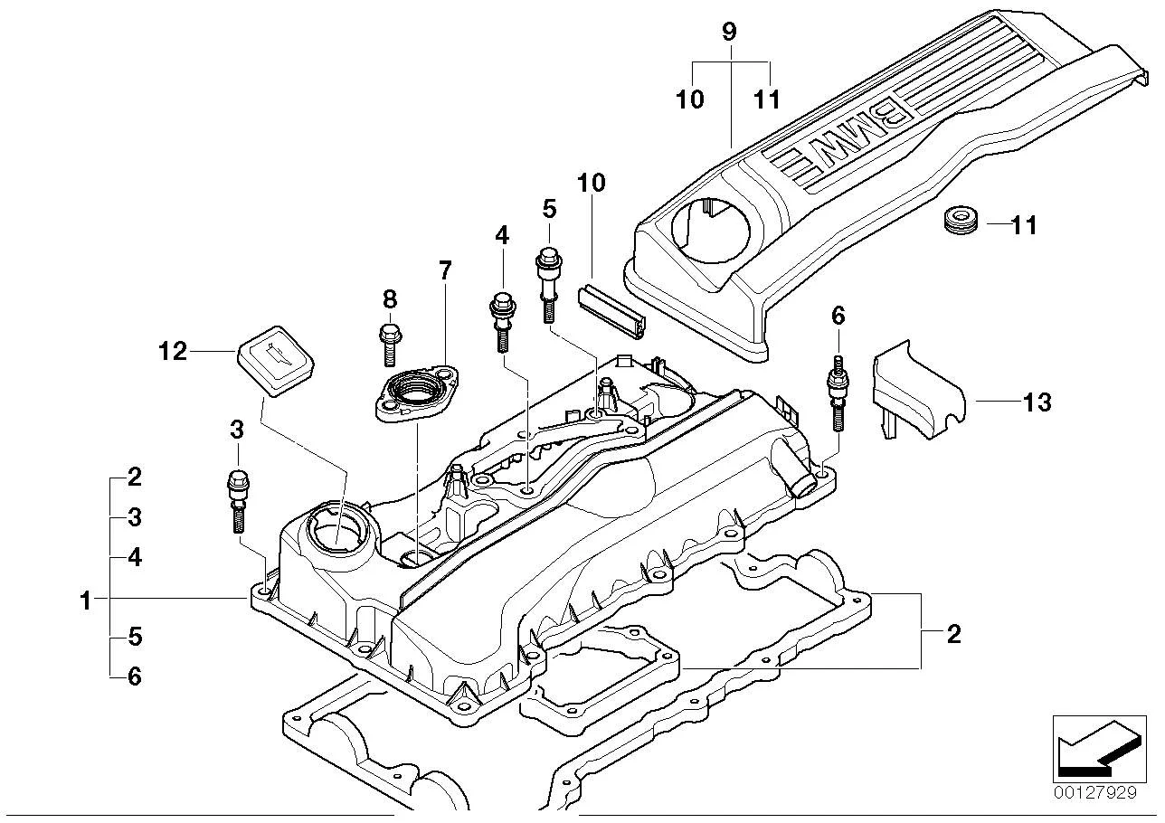 BMW Bundschraube E46 E83 E85 E87 E90 E91 11127568296
