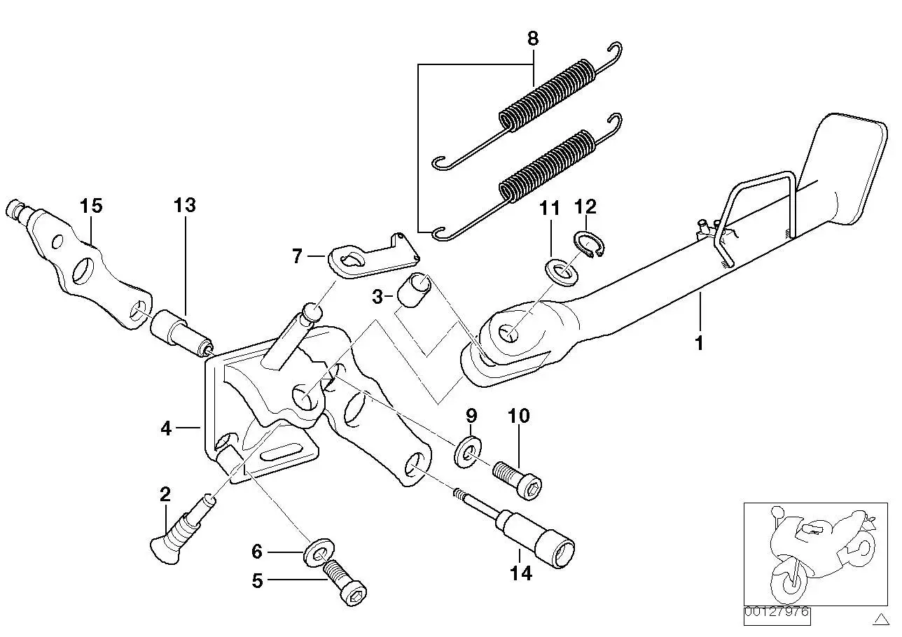 BMW Lagerbock links R21A 46537666485