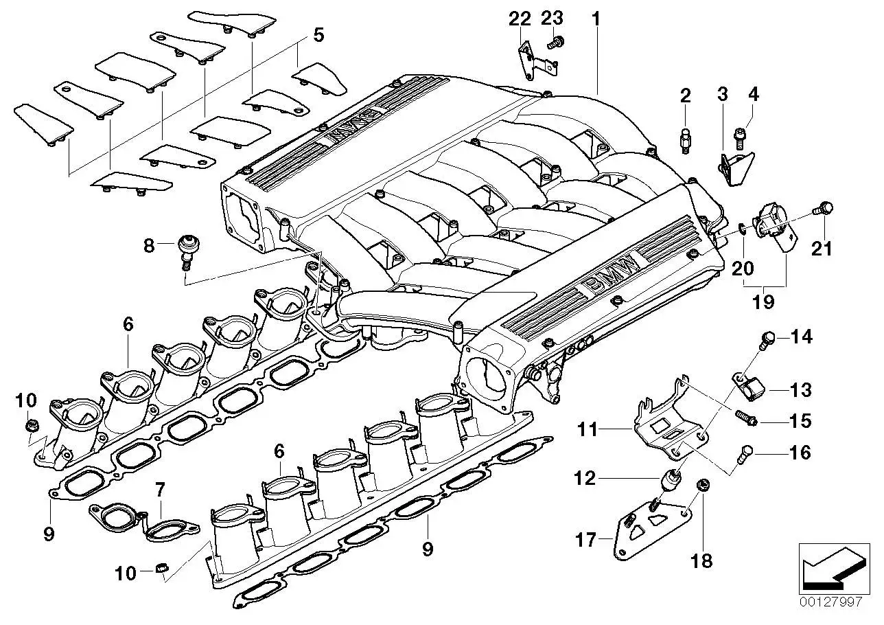 BMW Profildichtung E65 E66 11611440321 - 7er