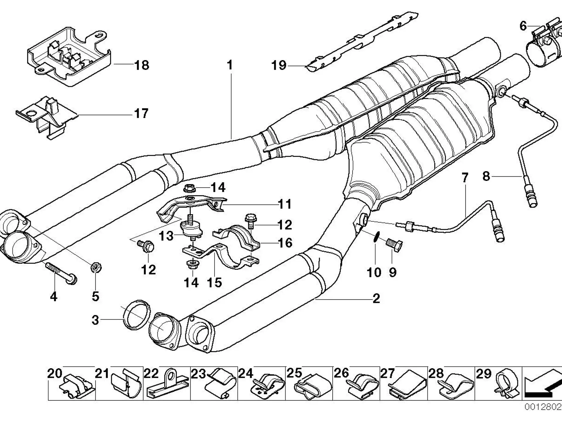 BMW Sechskantschraube E24 E28 E31 E32 E34 E38 E39 E52 11621716352